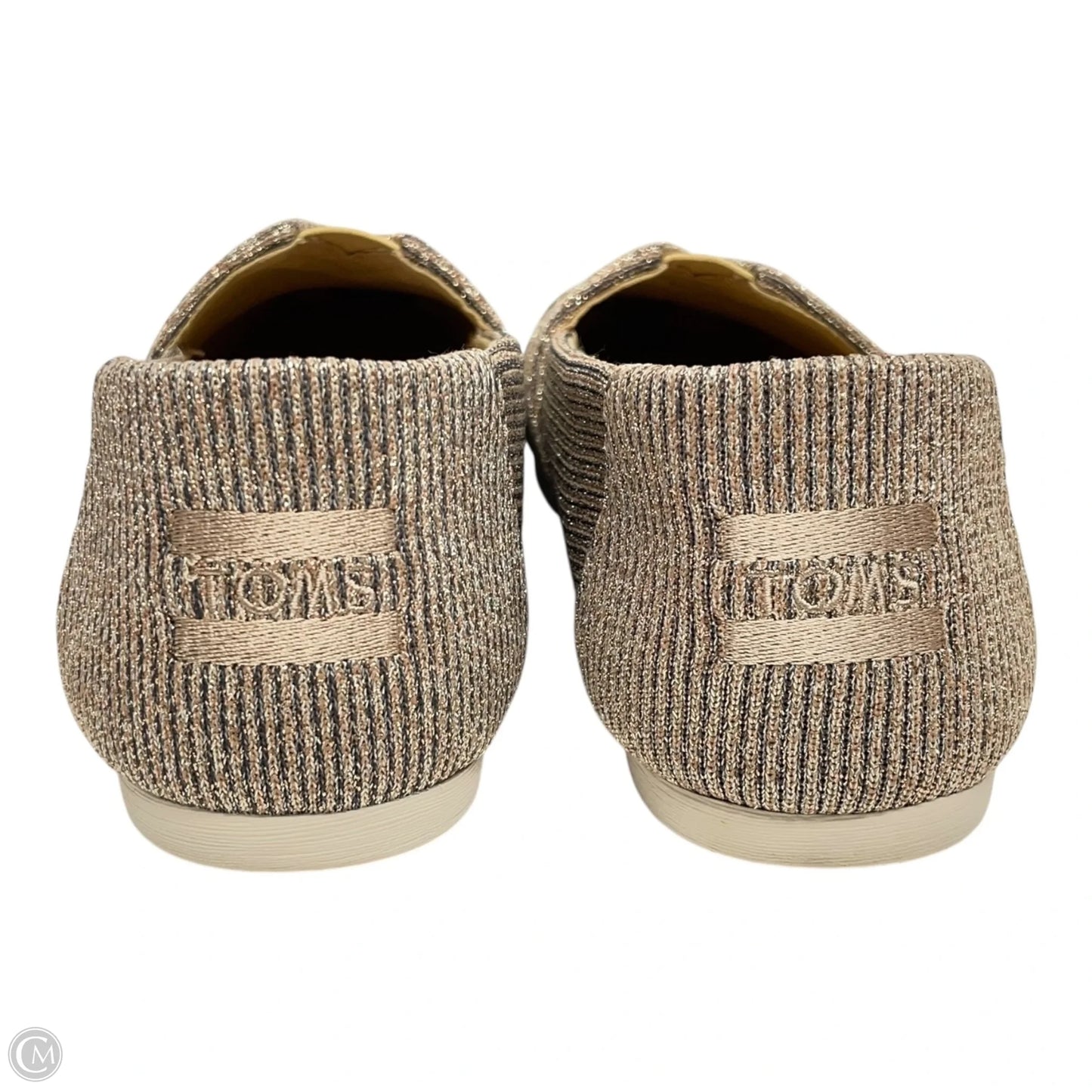 Shoes Flats By Toms In Black & Tan, Size: 7