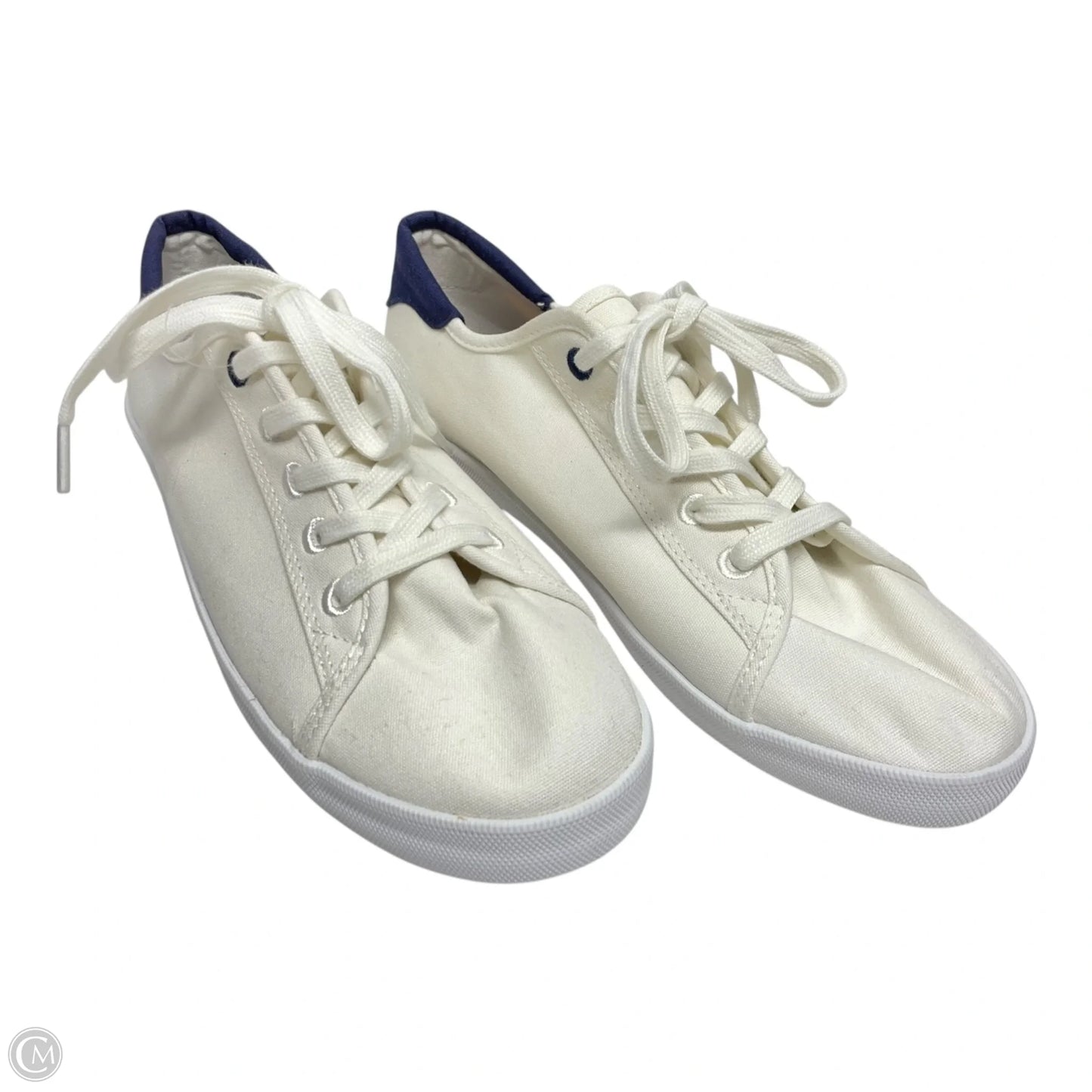 Shoes Sneakers By Nautica In Blue & White, Size: 9.5