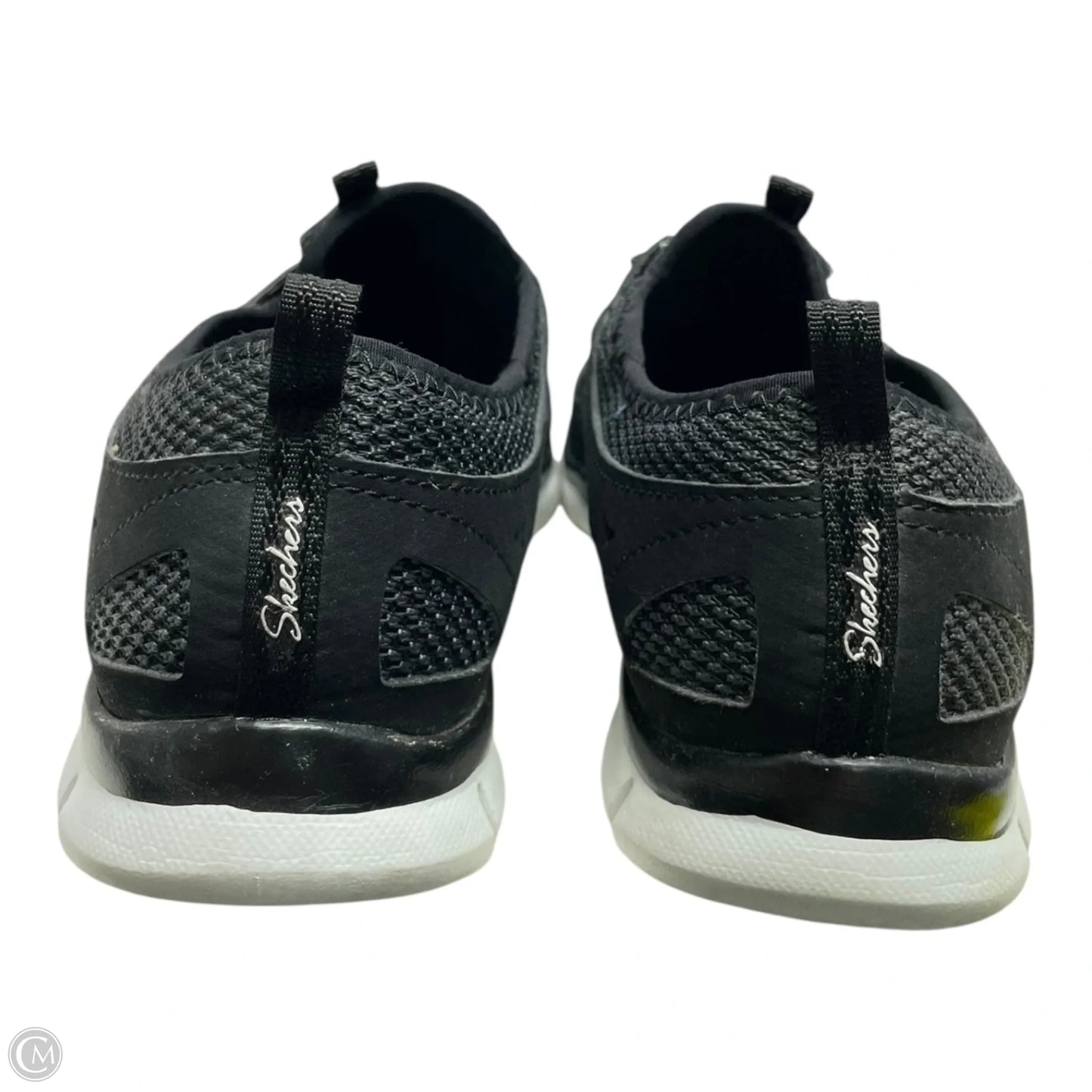 Shoes Sneakers By Skechers In Black & White, Size: 7