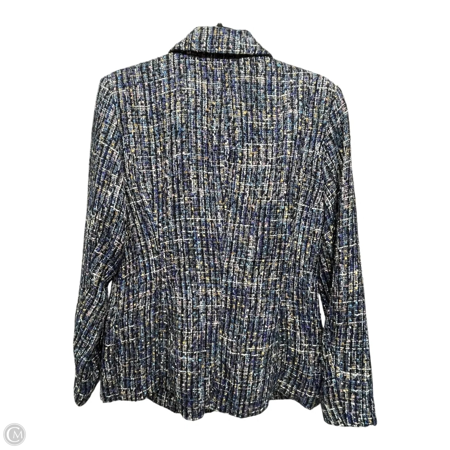 Blazer By Charter Club In Blue & White, Size: 12