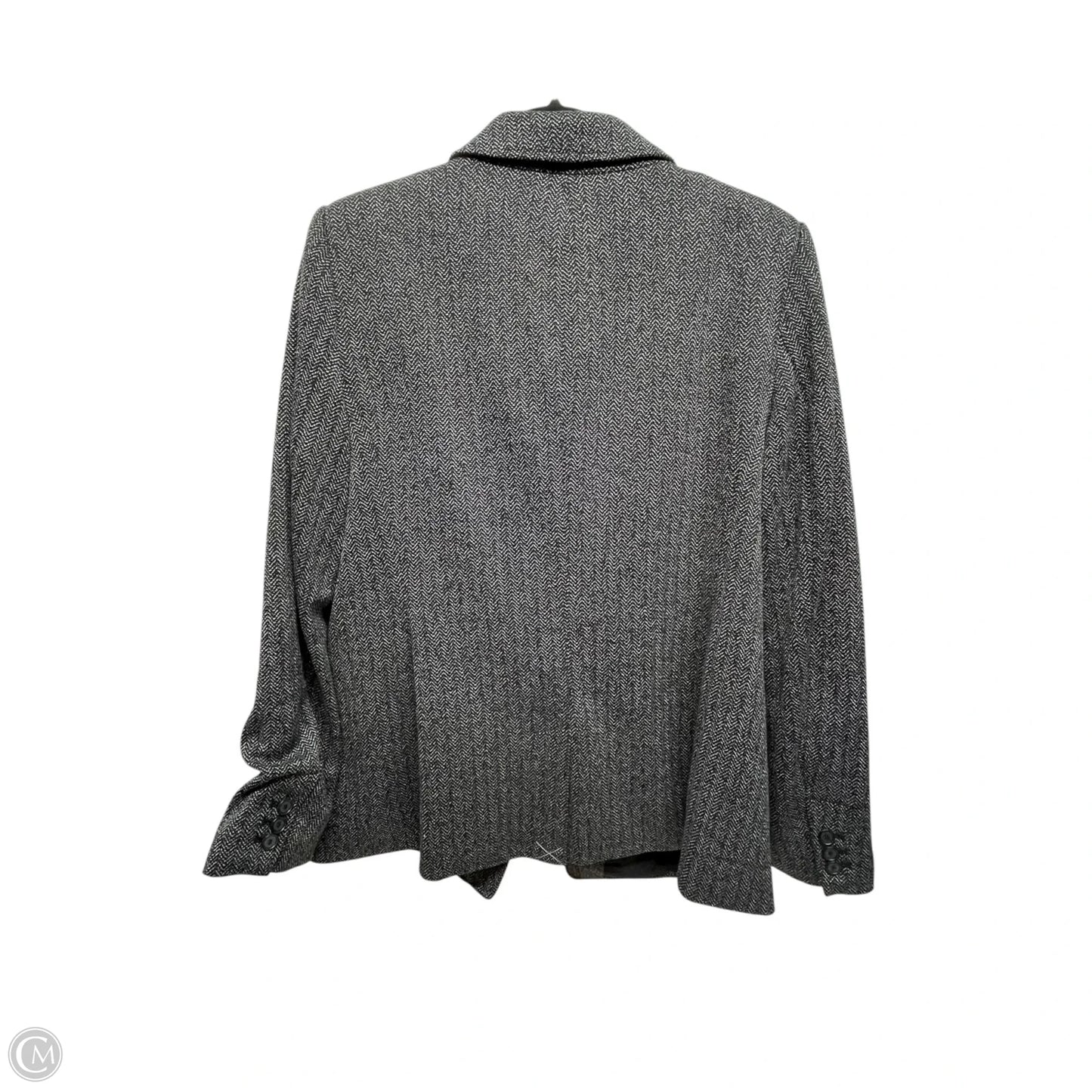 Blazer By Loft In Black & White, Size: 12