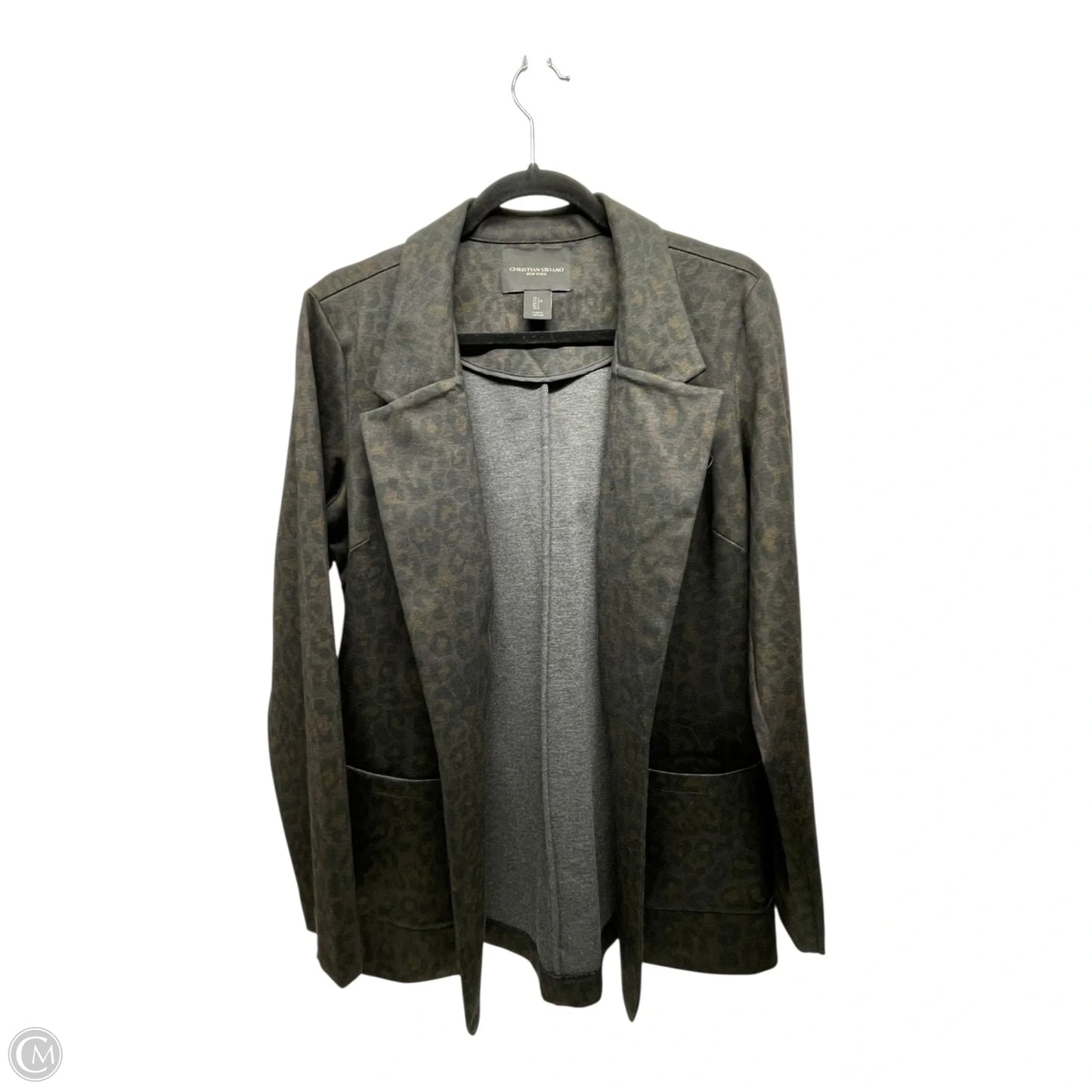 Blazer By Christian Siriano In Leopard Print, Size: L