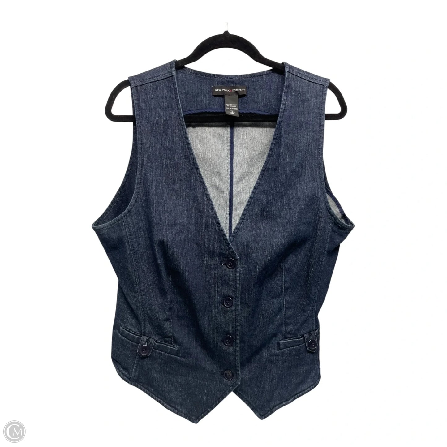 Vest Other By New York And Co In Blue, Size: 18