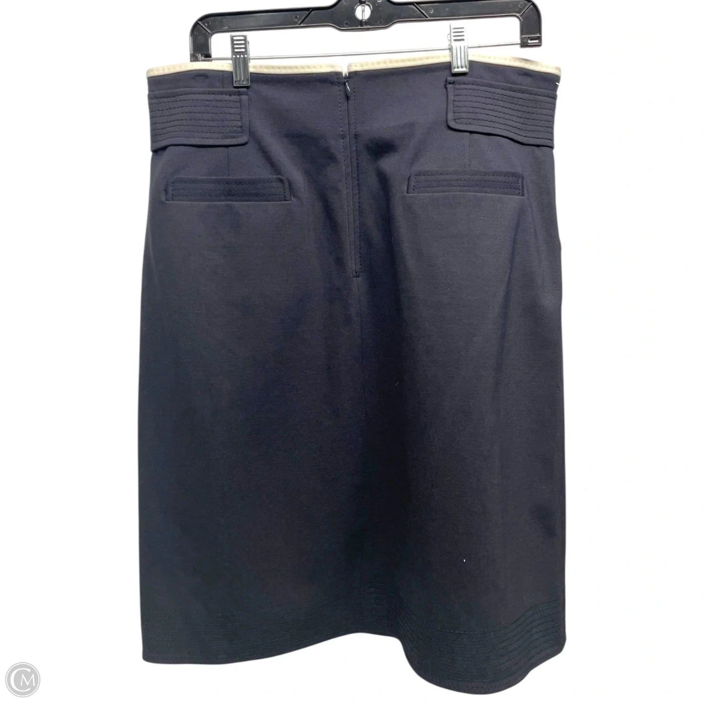 Skirt Midi By Ann Taylor In Navy, Size: 12