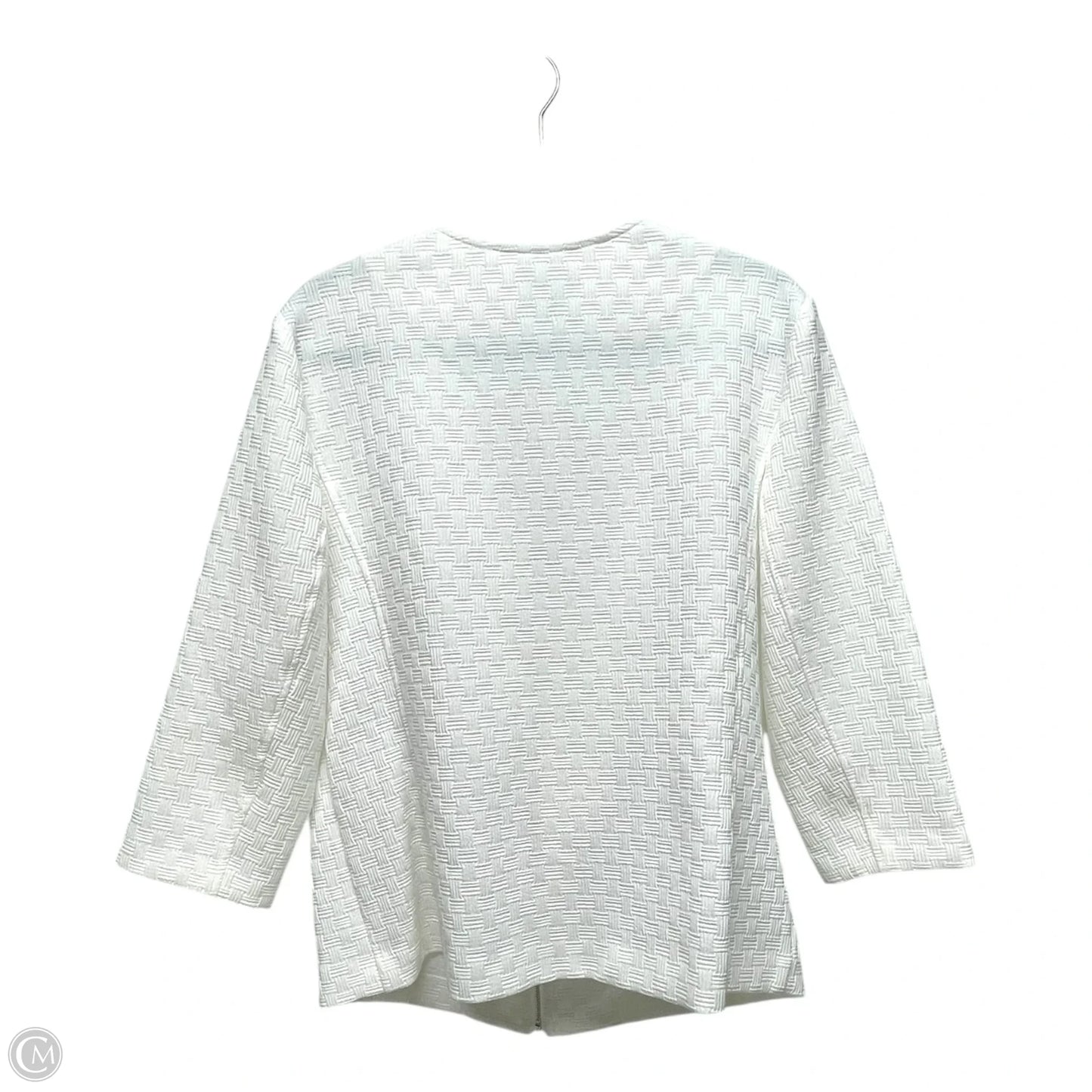 Blazer By Rafaella In White, Size: 16