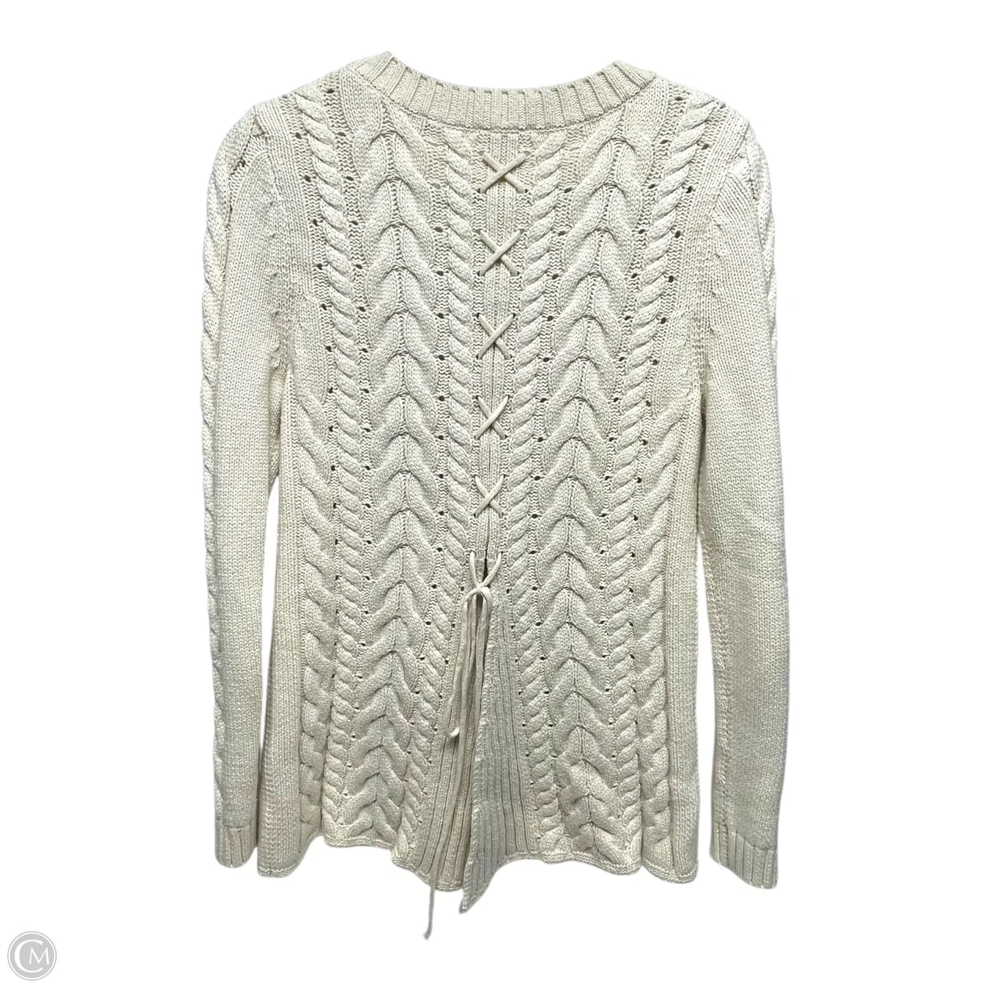 Sweater By Cabi In Cream, Size: M