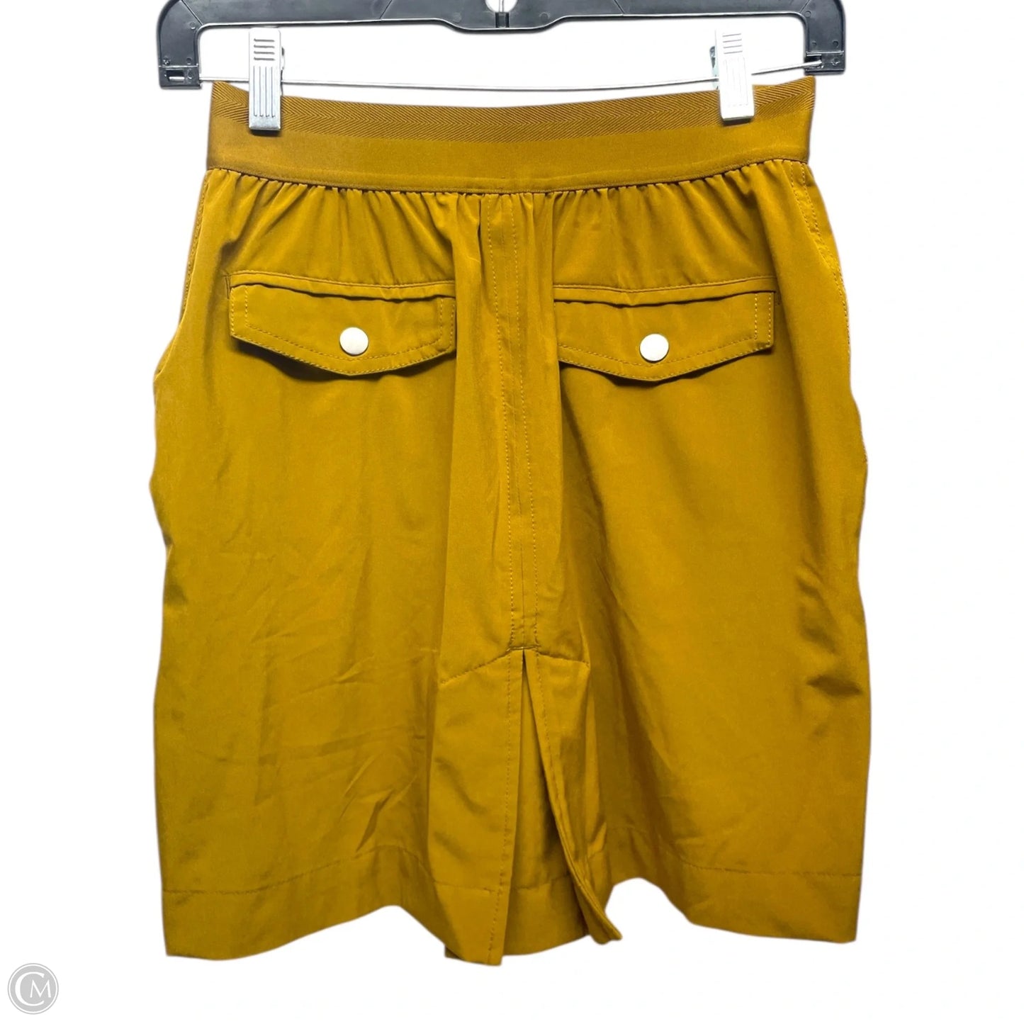 Athletic Skort By Athleta In Yellow, Size: 0