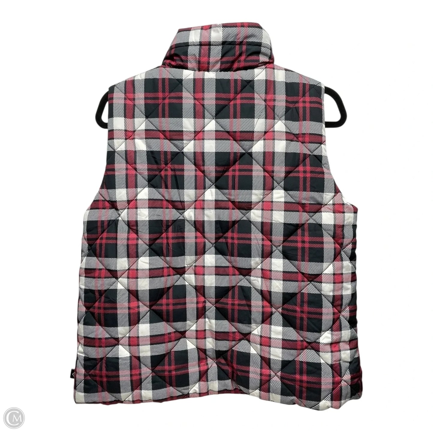 Vest Puffer & Quilted By Vera Bradley In Plaid Pattern, Size: Sp