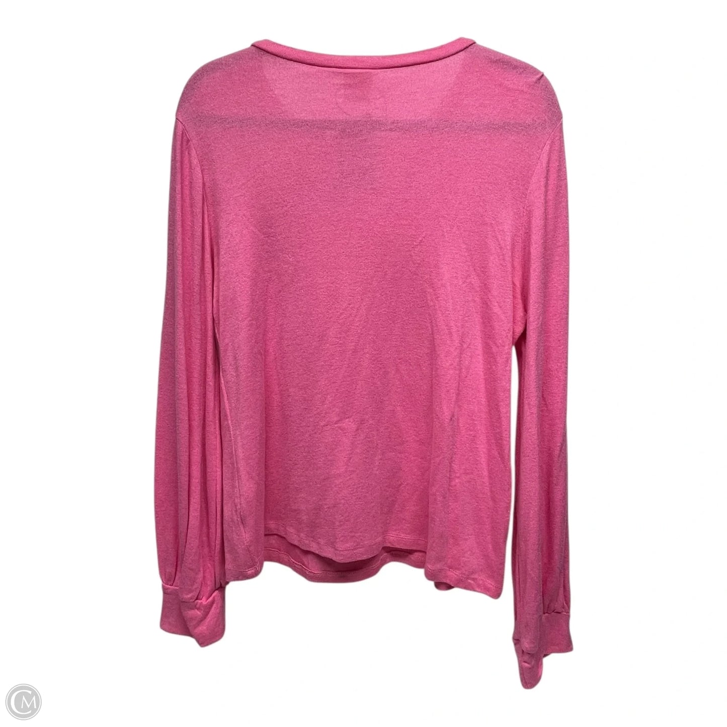Top Long Sleeve By Clothes Mentor In Pink, Size: Xl