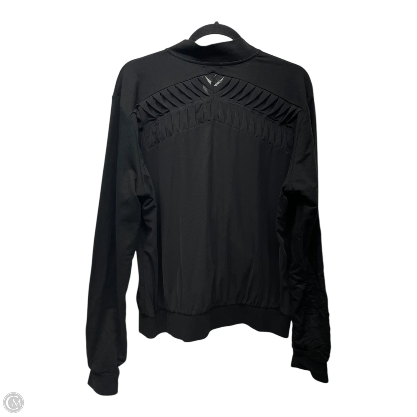 Athletic Jacket By Victorias Secret In Black, Size: L