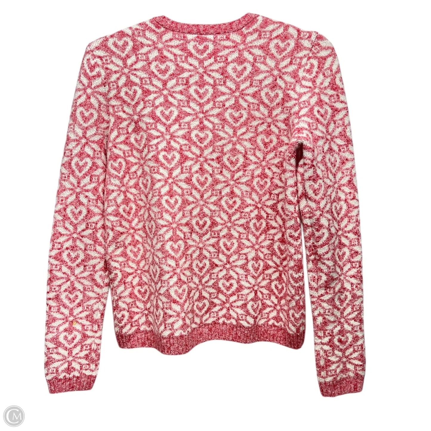 Sweater By Bass In Red & White, Size: Xs