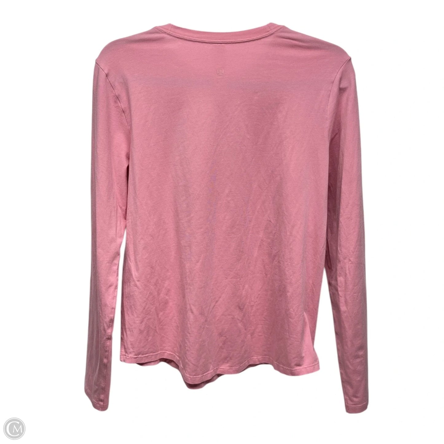 Athletic Top Long Sleeve Crewneck By Lululemon In Pink, Size: 8