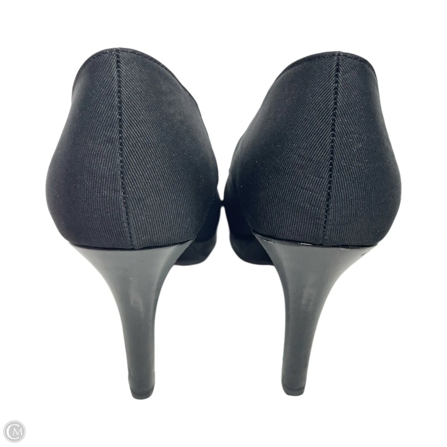 Shoes Heels Stiletto By Tahari In Black & Gold, Size: 8