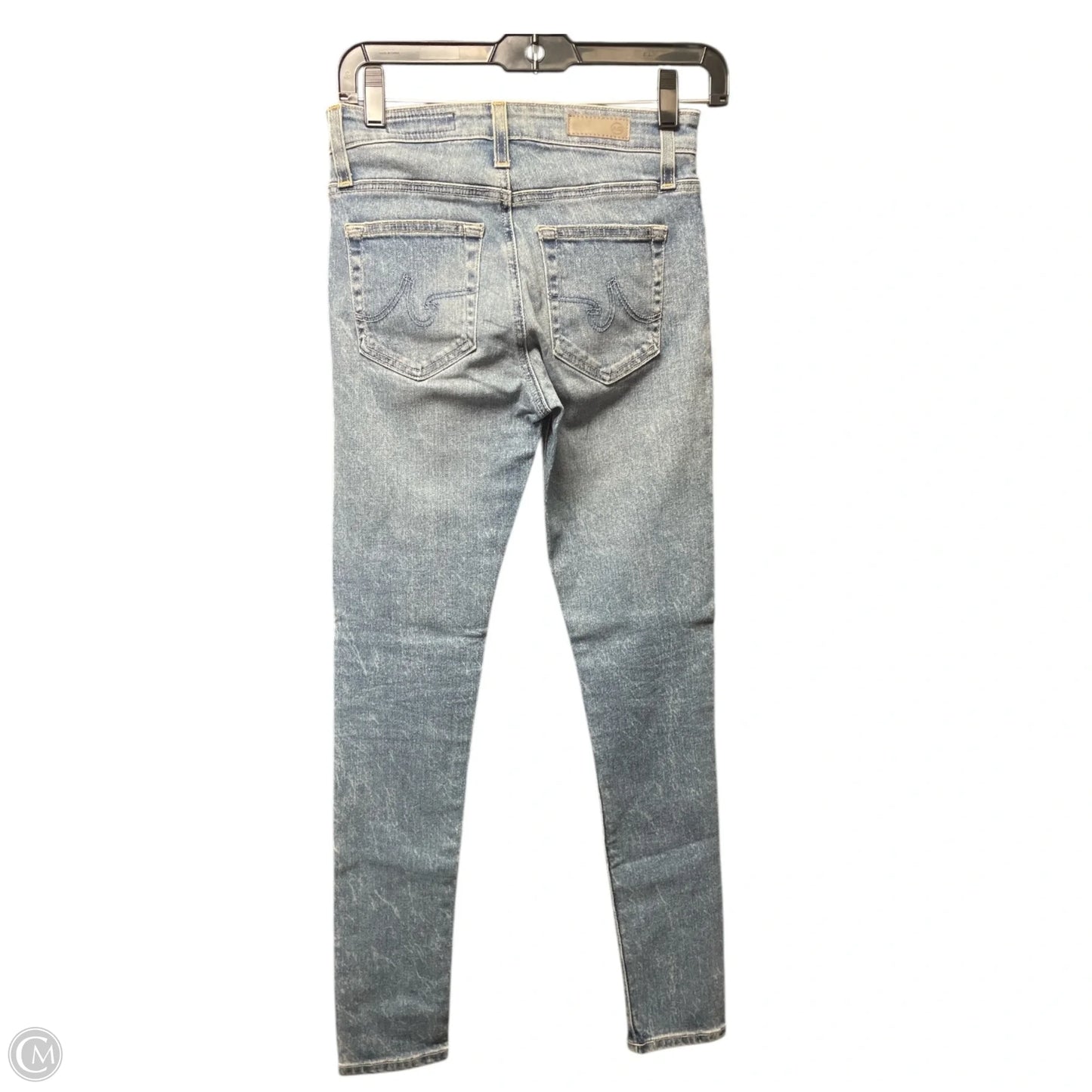 Jeans Skinny By Ag Jeans In Blue, Size: 2