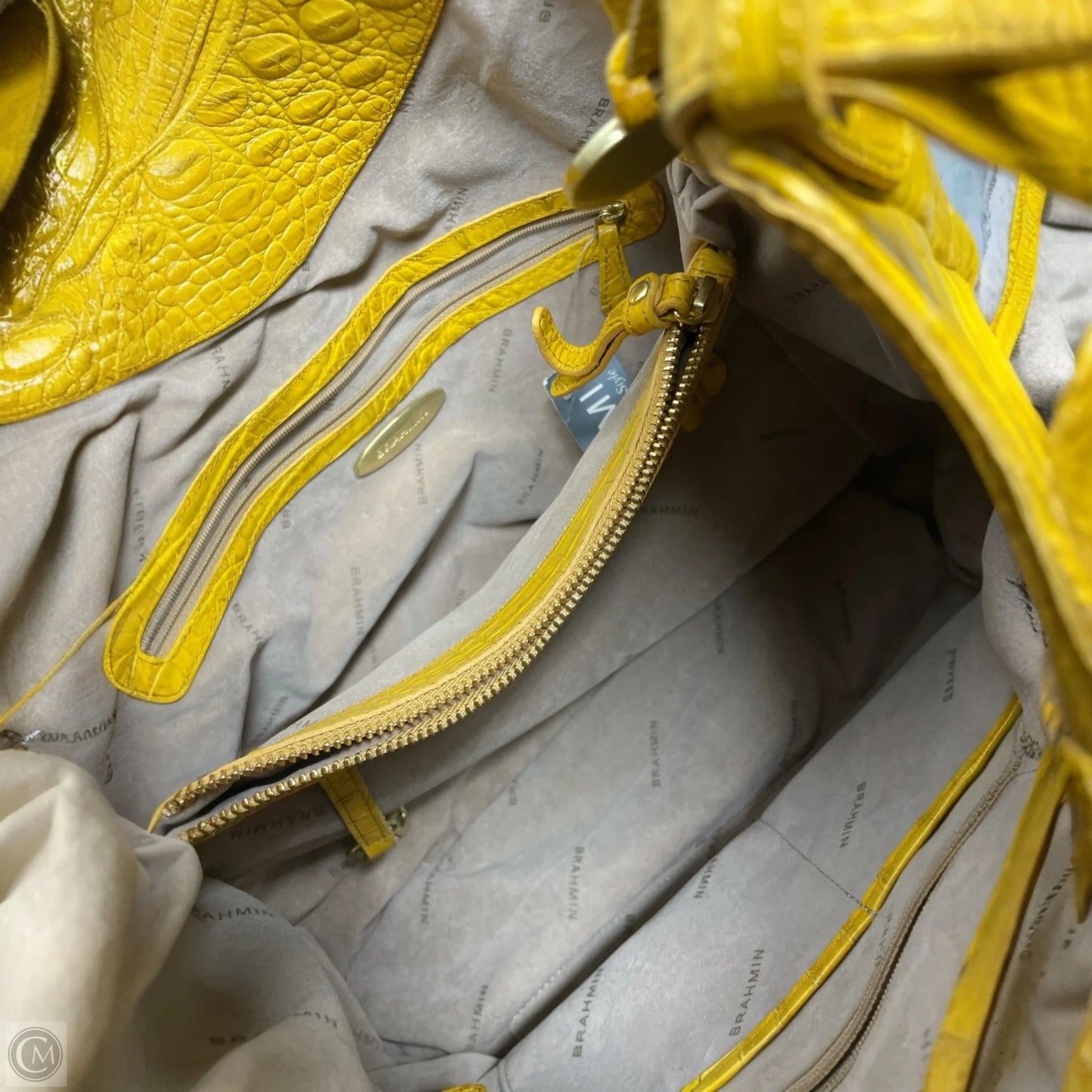 Handbag Designer By Brahmin, Size: Large