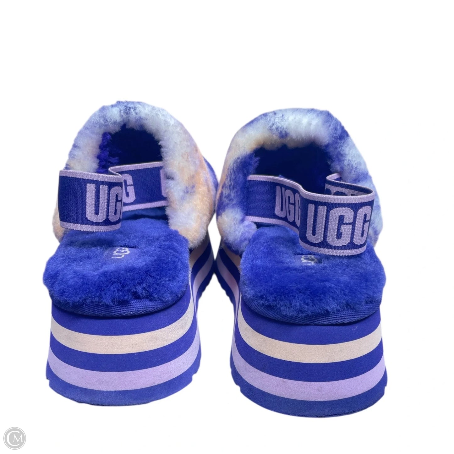 Sandals Designer By Ugg In Purple, Size: 8