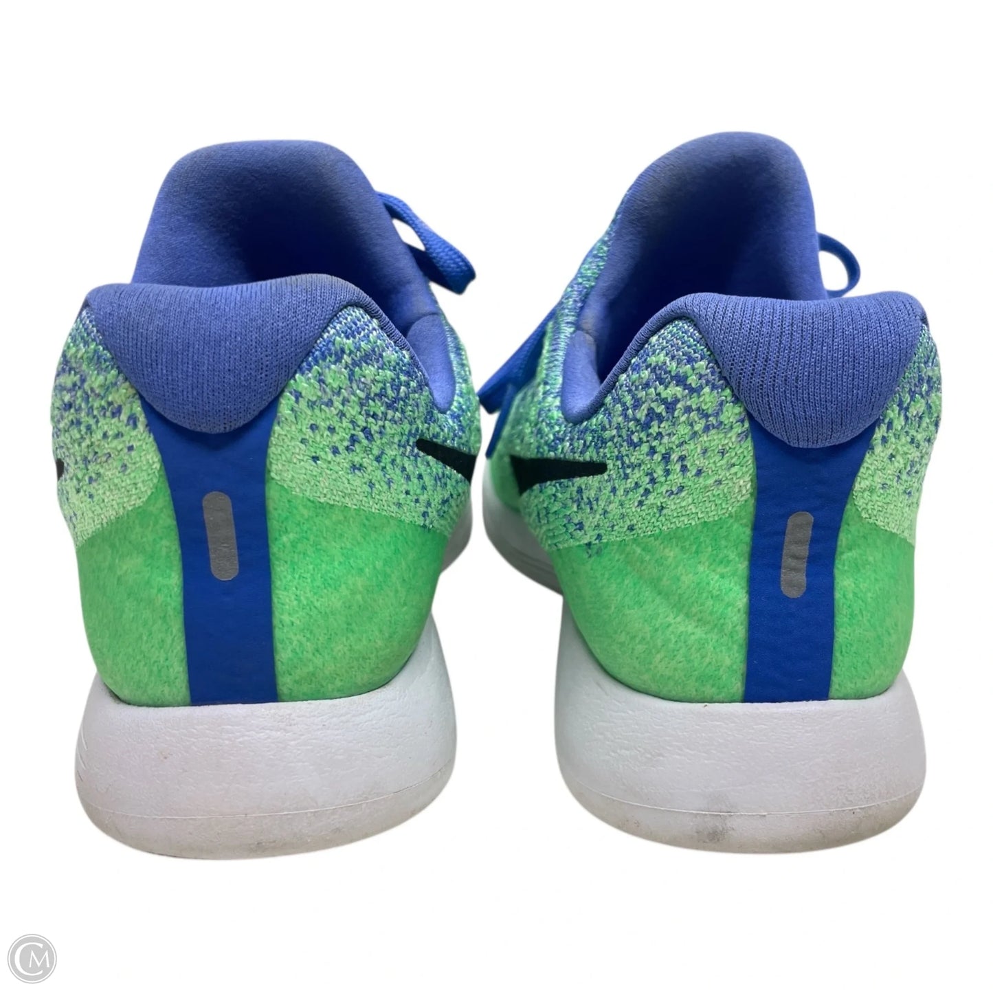 Shoes Athletic By Nike In Blue & Green, Size: 7