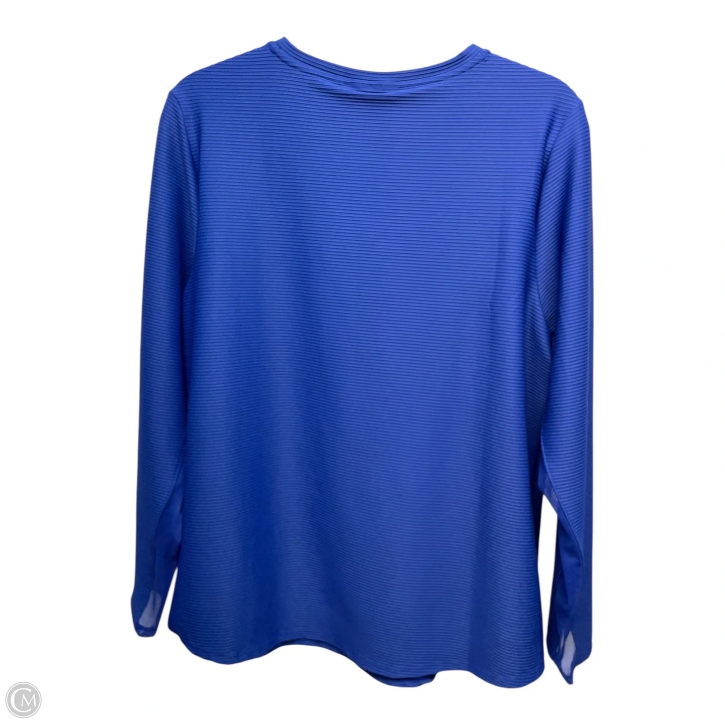 Top Long Sleeve By Chicos In Blue, Size: L