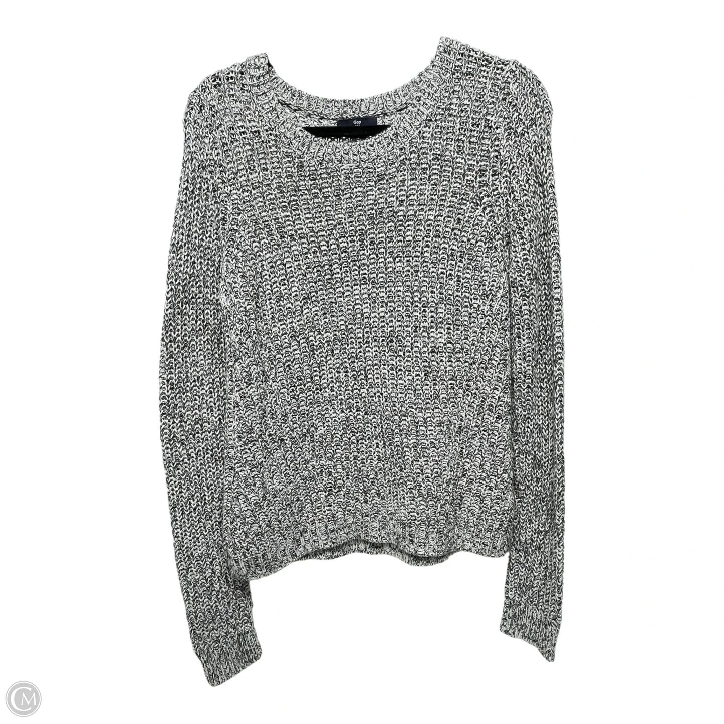 Sweater By Gap In Black & White, Size: S