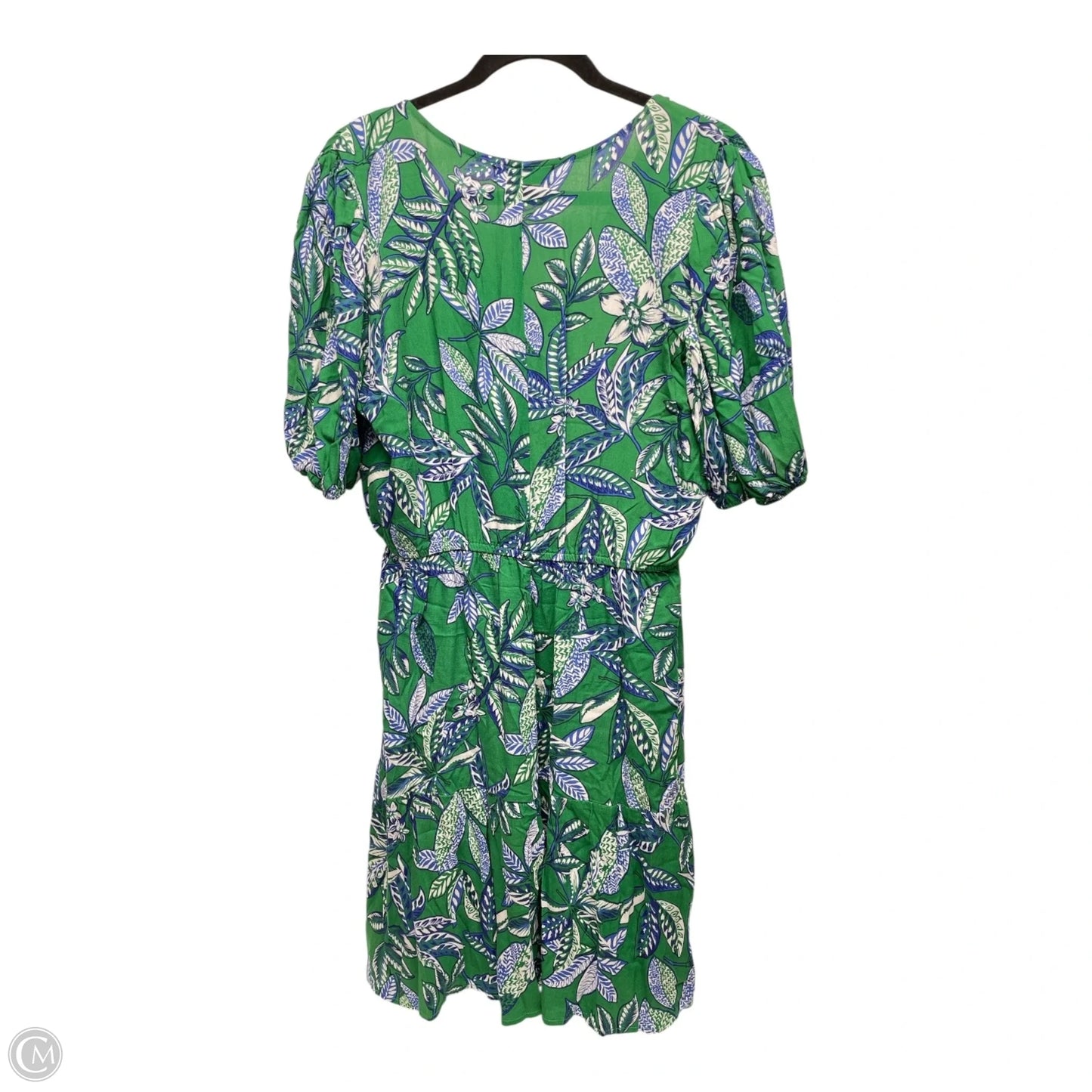 Dress Casual Short By Absolutely Famous In Blue & Green, Size: L