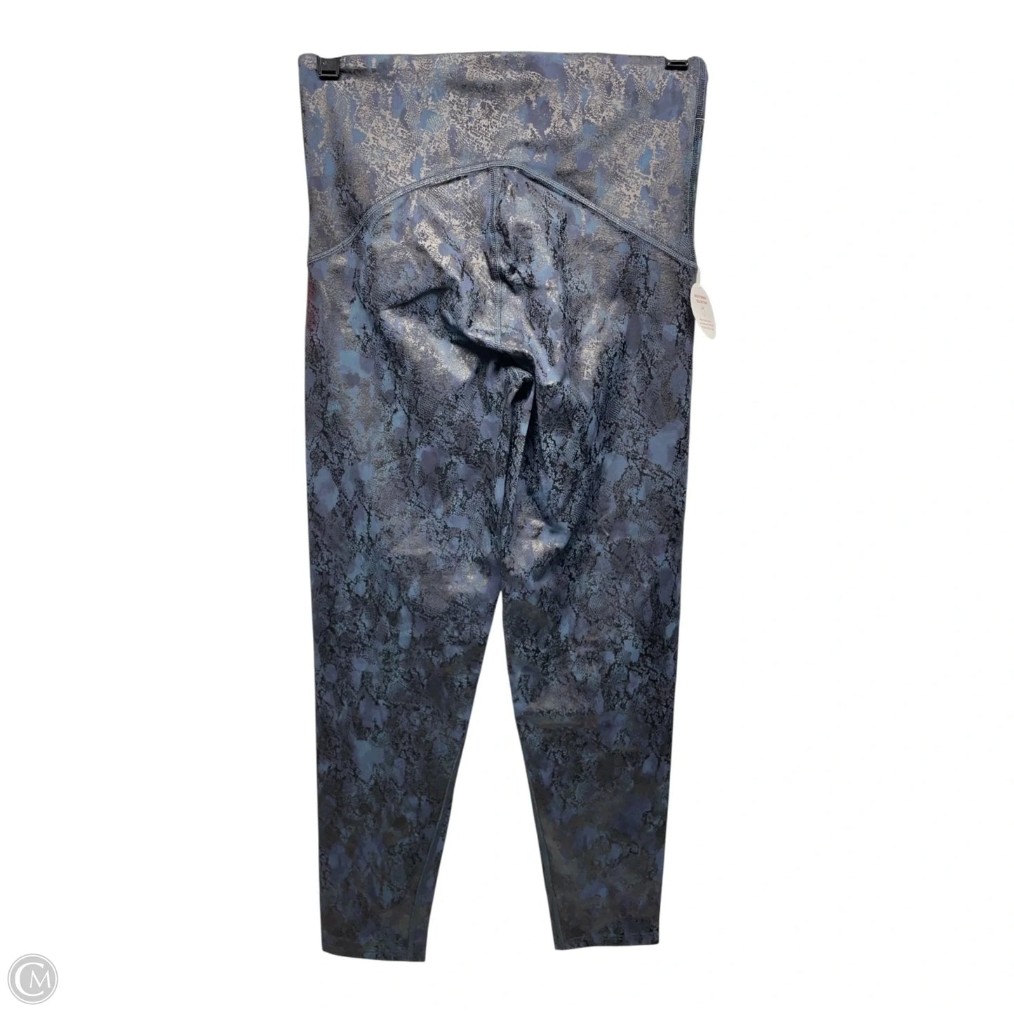 Athletic Leggings By Spanx In Snakeskin Print, Size: M