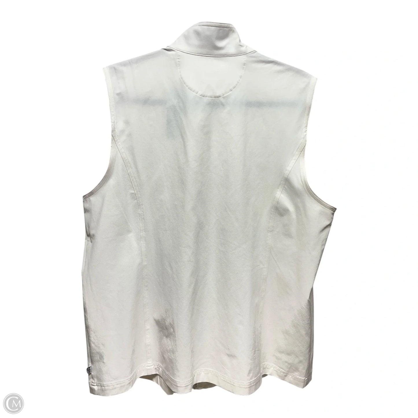 Athletic Jacket By Zenergy By Chicos In White, Size: Xl