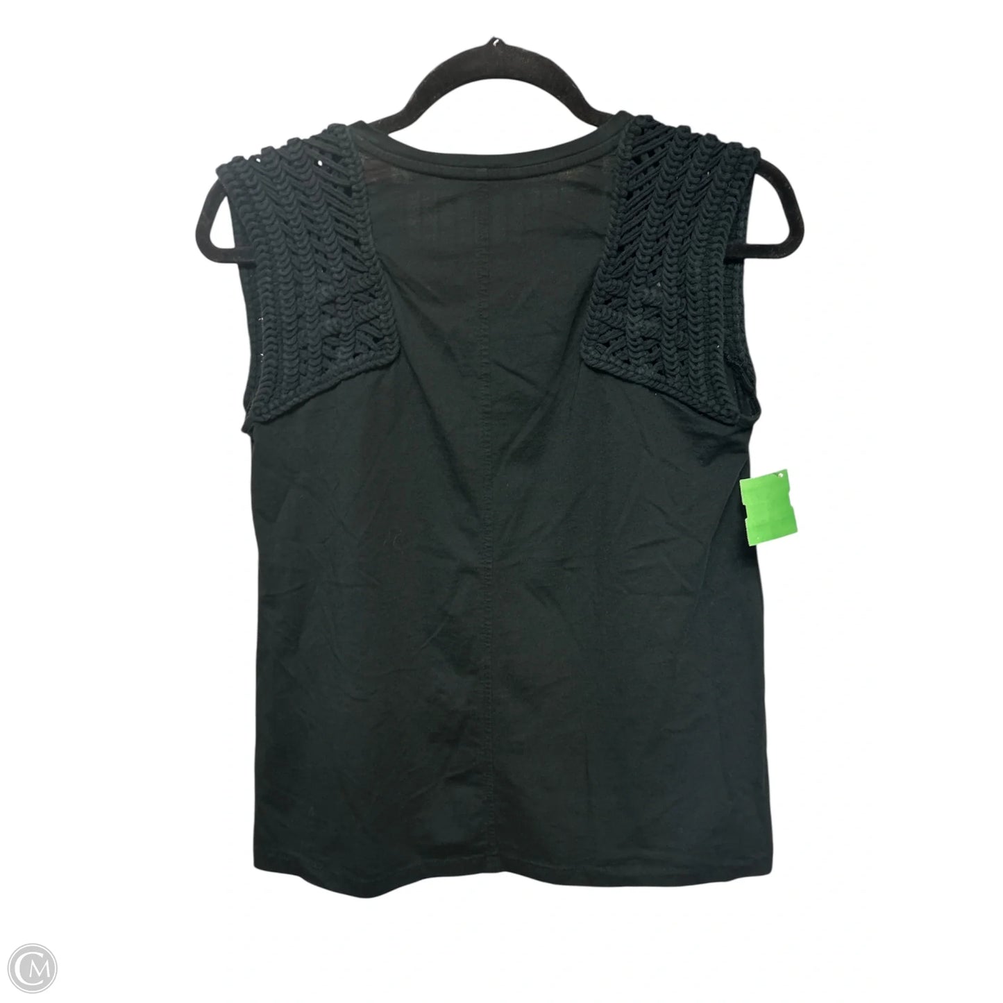 Top Sleeveless By Banana Republic In Black, Size: S