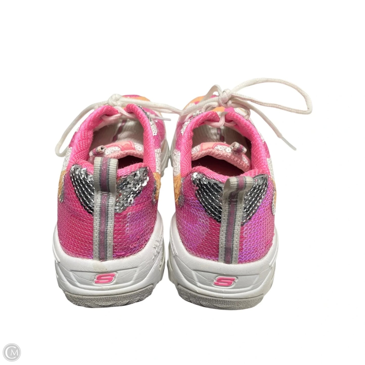 Shoes Sneakers By Skechers In Pink & White, Size: 5.5