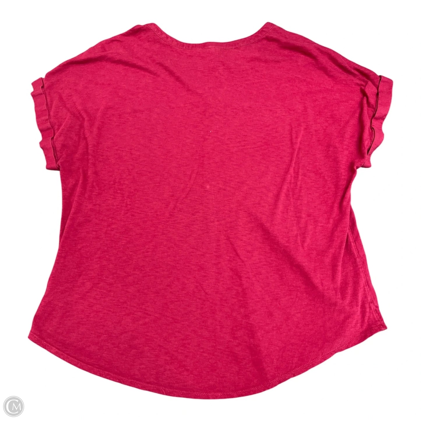 Top Short Sleeve By Lucky Brand In Red, Size: M