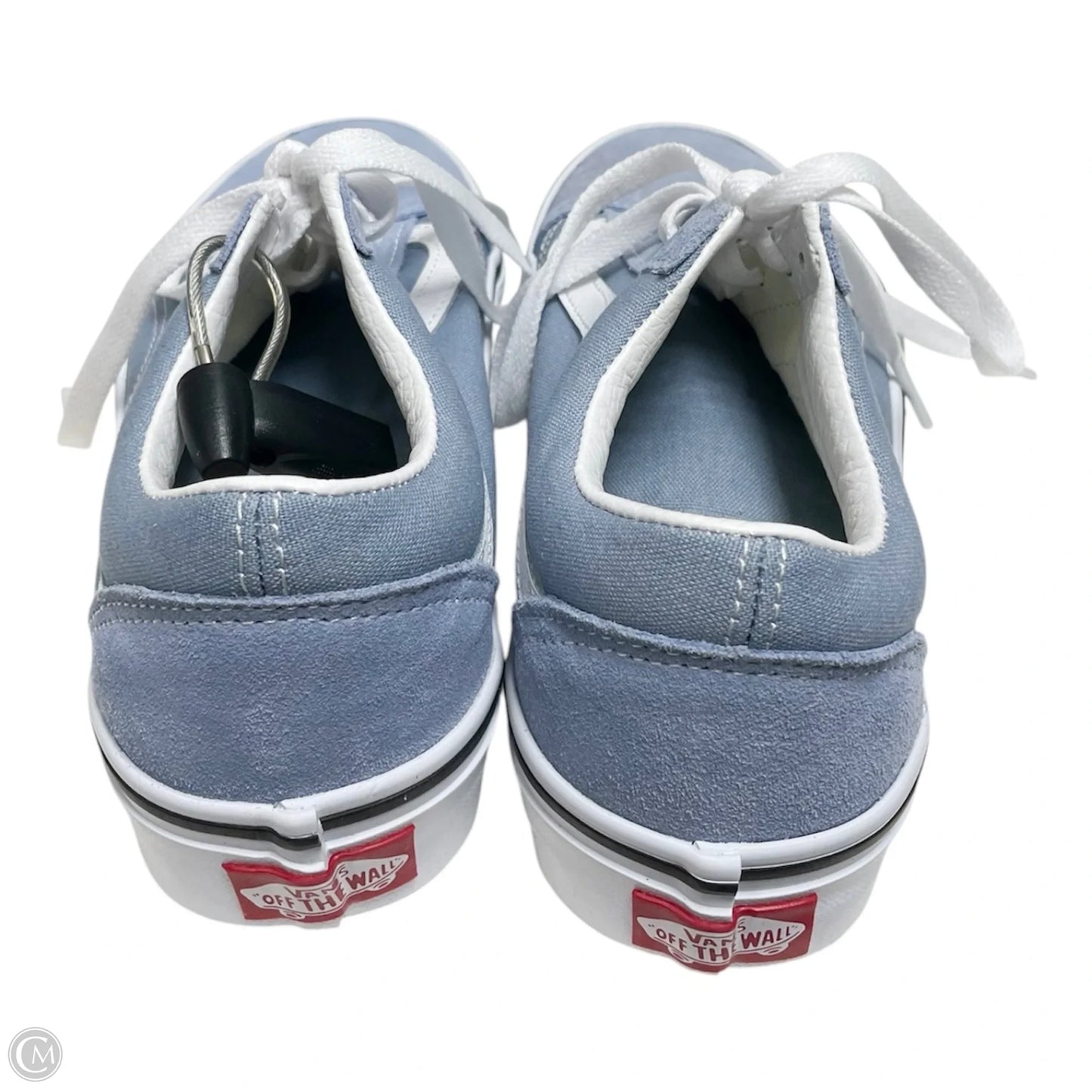Shoes Sneakers By Vans In Blue & White, Size: 7