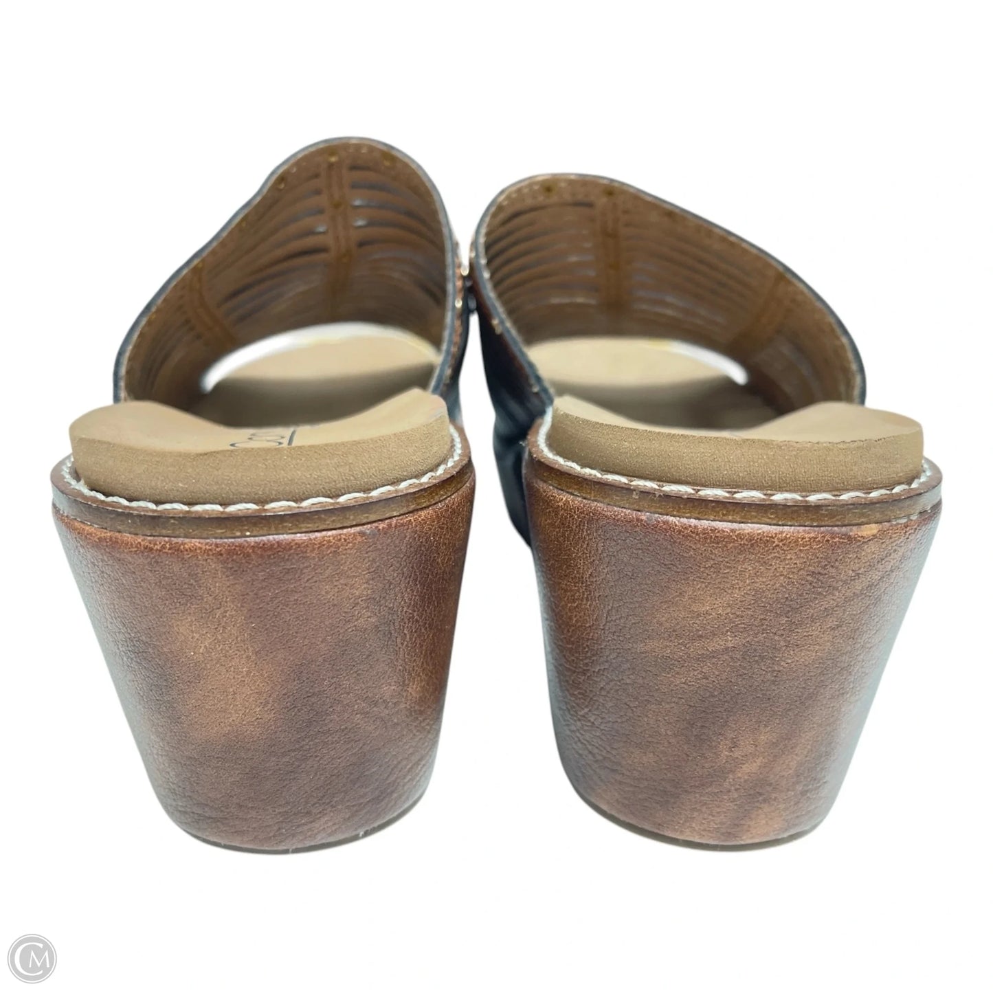 Sandals Heels Wedge By Corkys In Brown, Size: 8