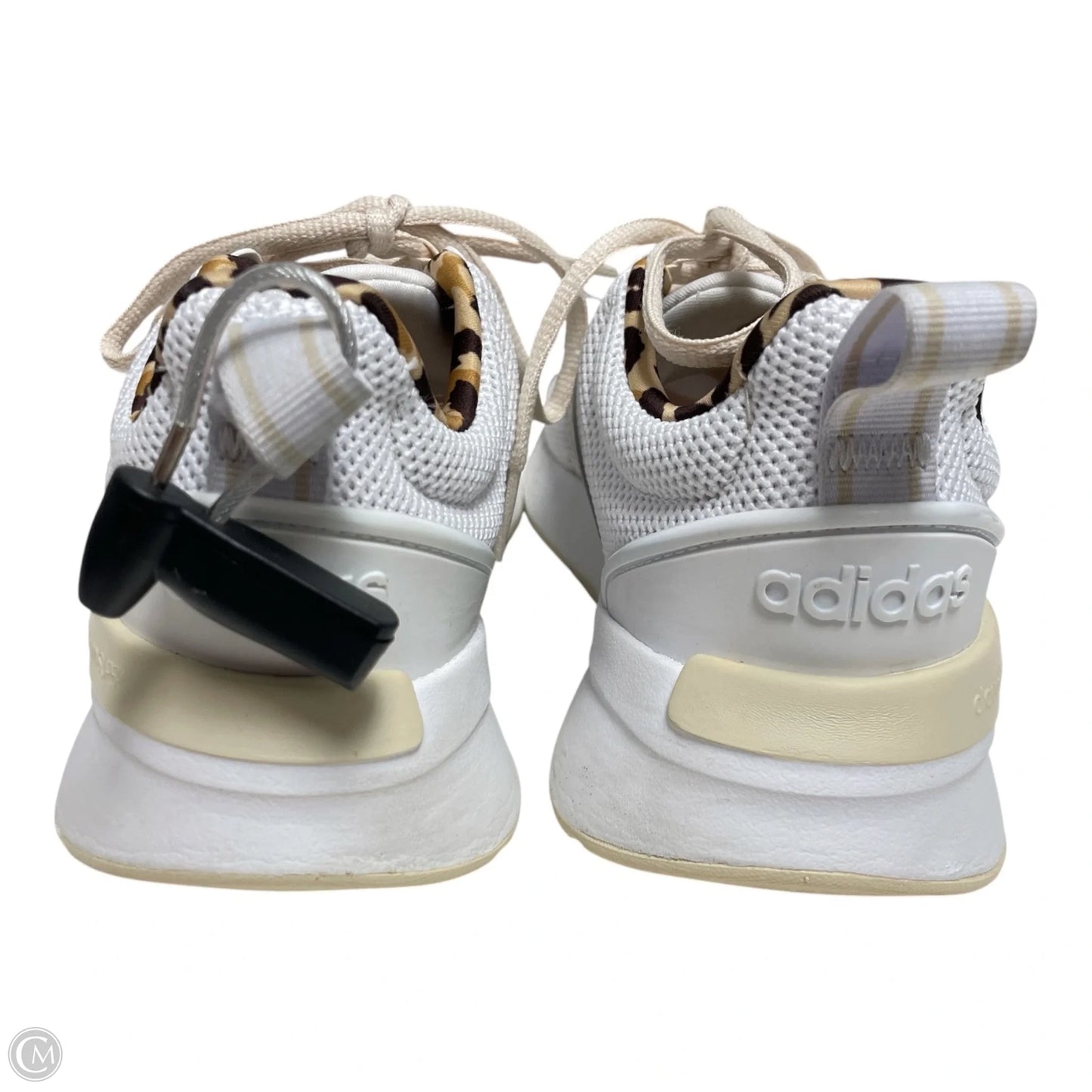 Shoes Sneakers By Adidas In Tan & White, Size: 6.5