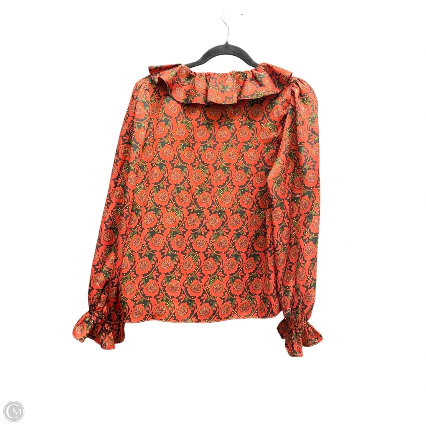 Top Long Sleeve By 1.state In Black & Red, Size: M