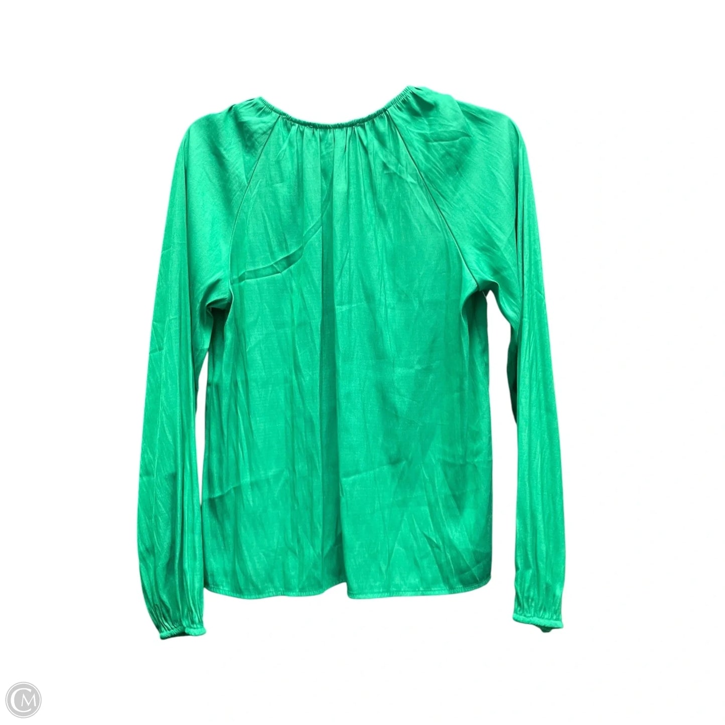 Top Long Sleeve By Loft In Green, Size: S