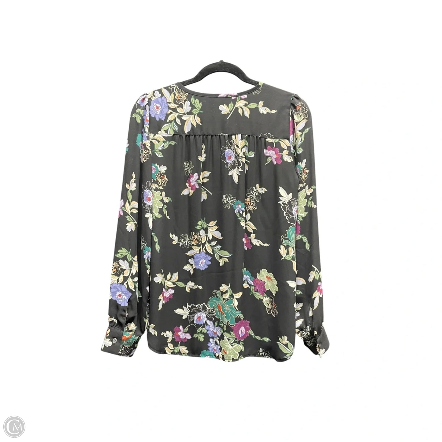 Top Long Sleeve By Loft In Floral Print, Size: Xs