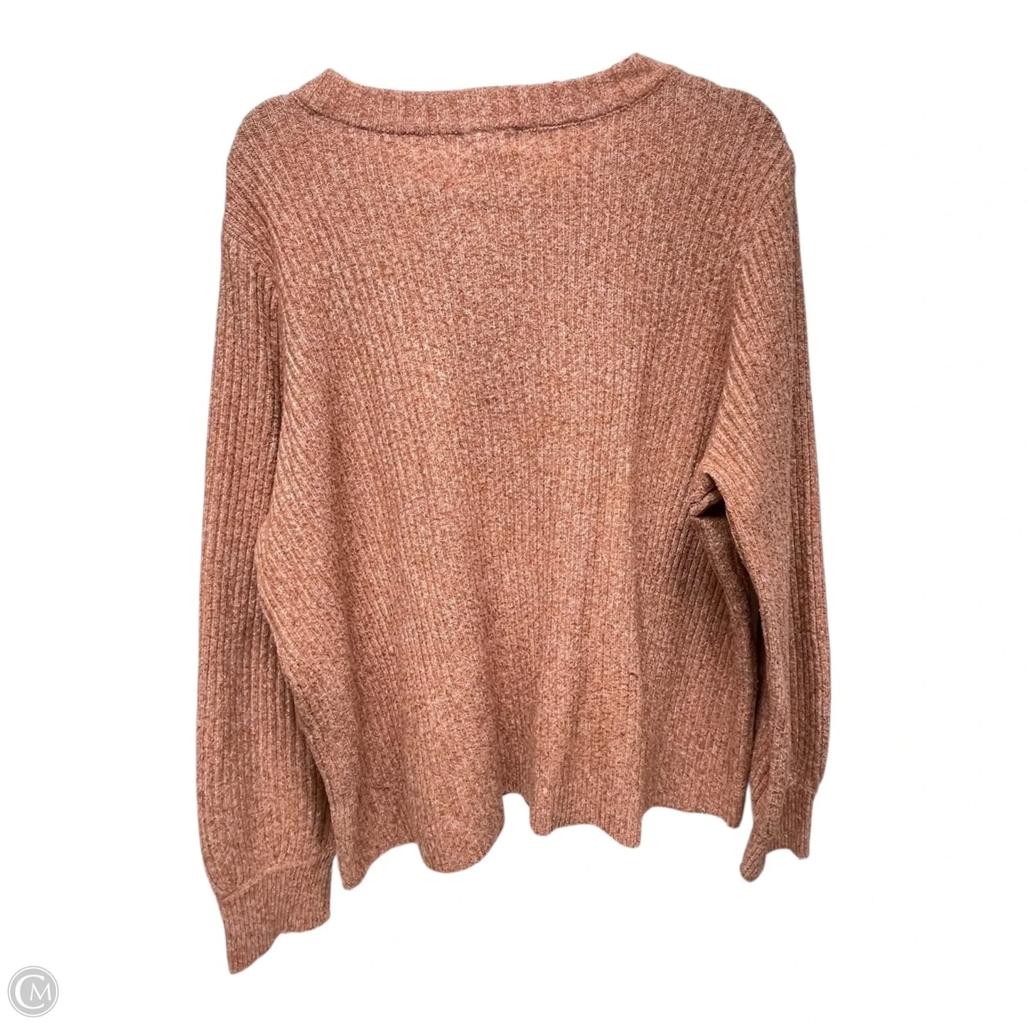 Sweater By Market & Spruce In Peach, Size: 1x
