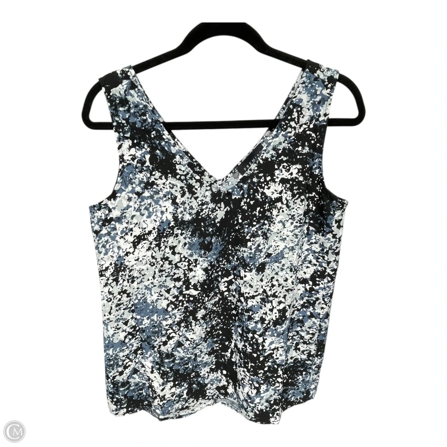Top Sleeveless By Premise In Black & Blue, Size: Xs
