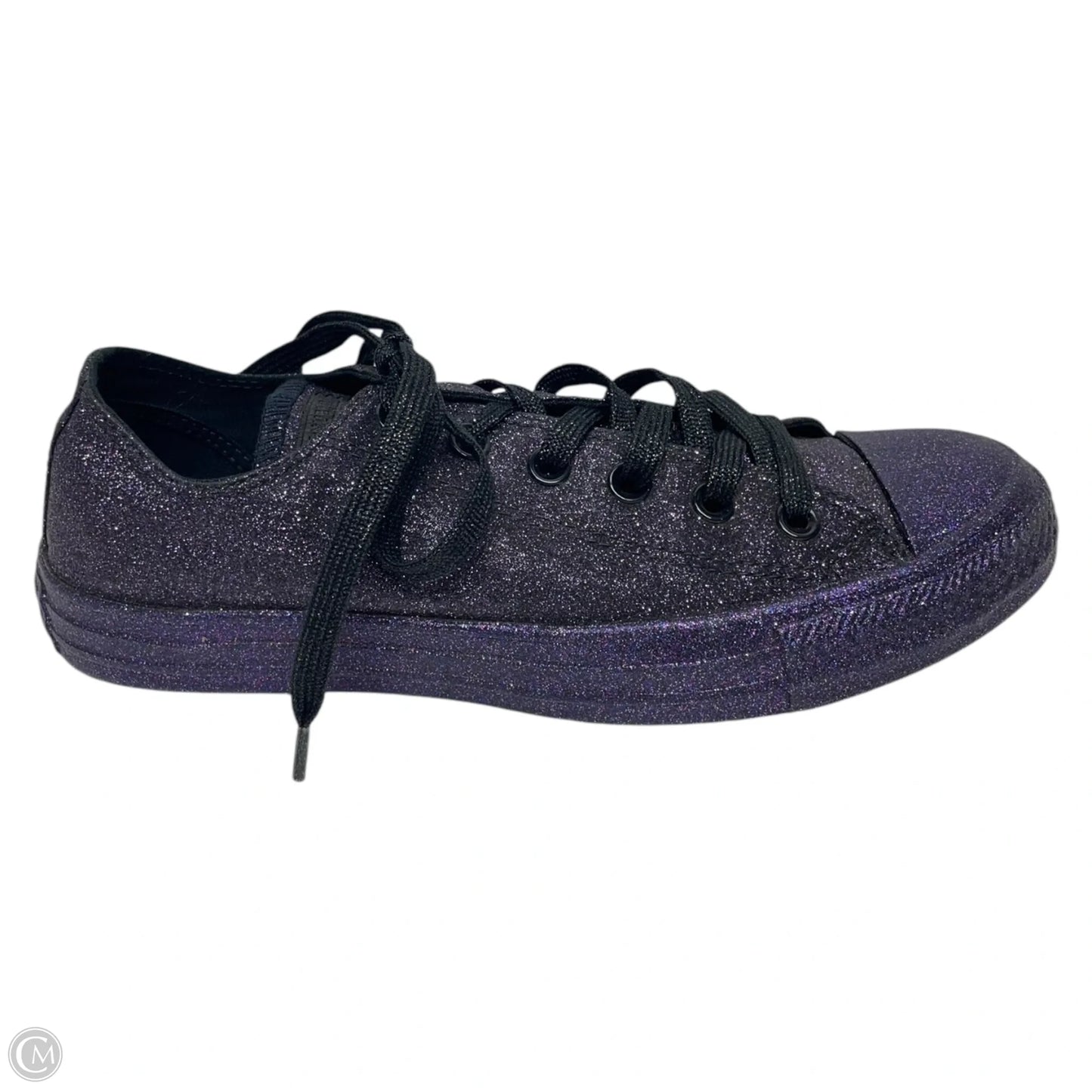 Shoes Sneakers By Converse In Black & Purple, Size: 9