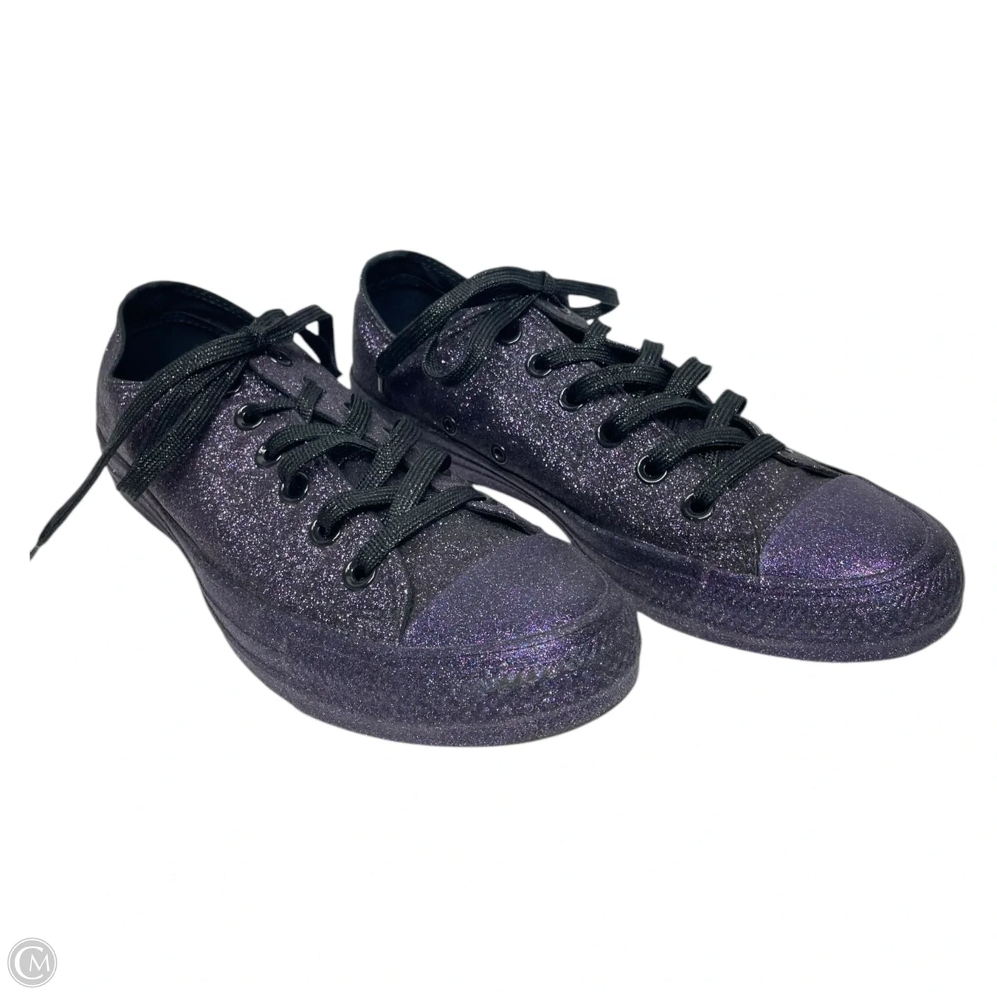 Shoes Sneakers By Converse In Black & Purple, Size: 9