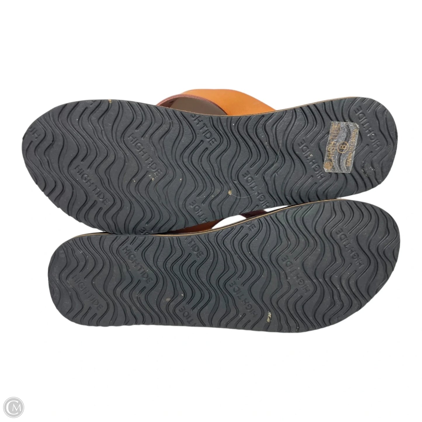 Sandals Flats By High Tide In Brown, Size: 8