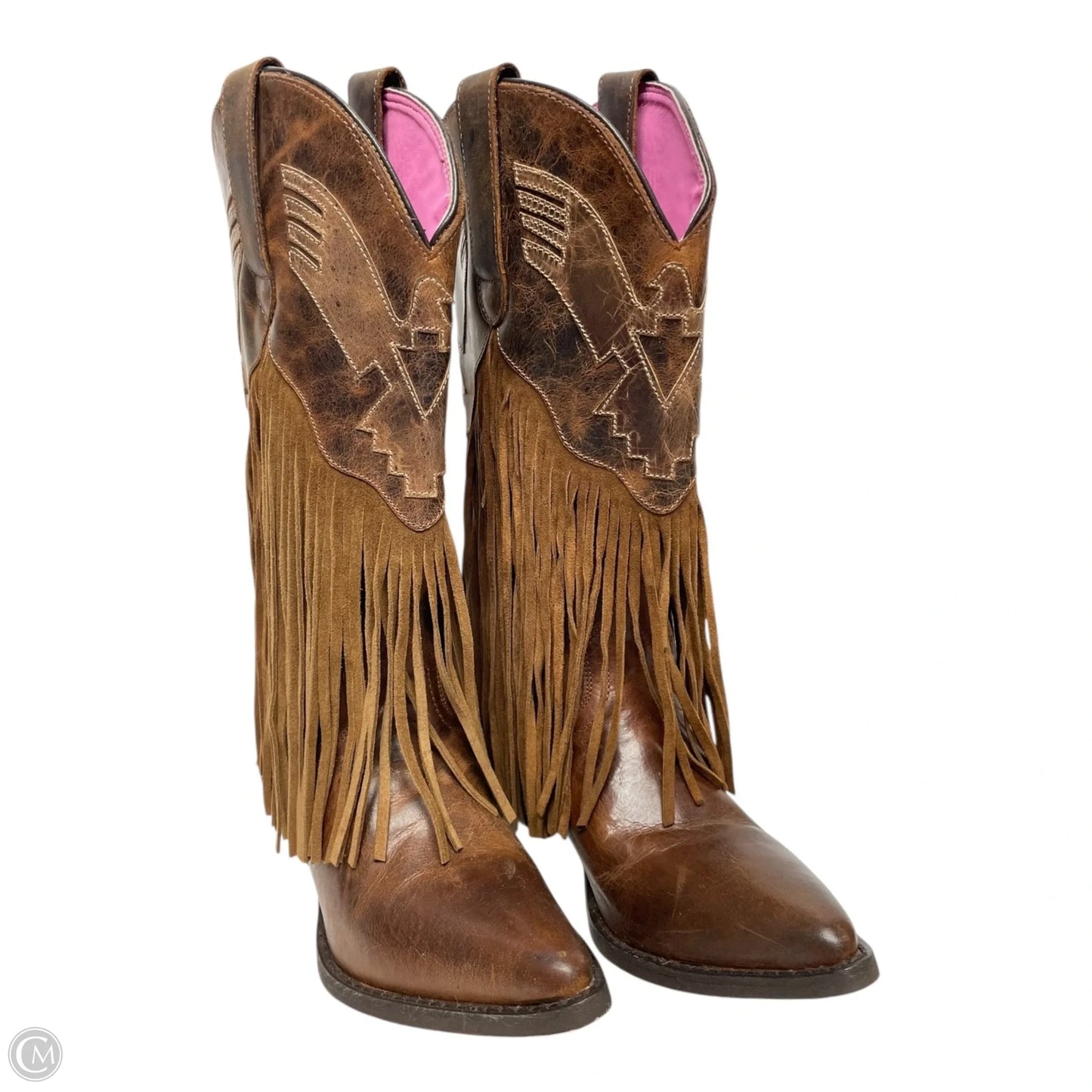 Boots Western By Southern Fried Chicks In Brown, Size: 7