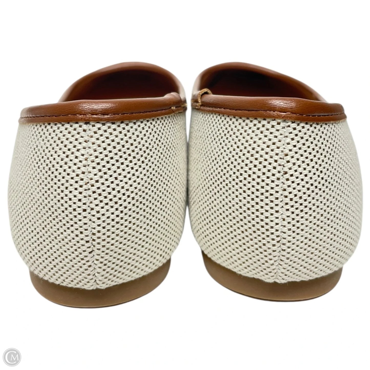 Shoes Flats By Loft In Brown & White, Size: 6