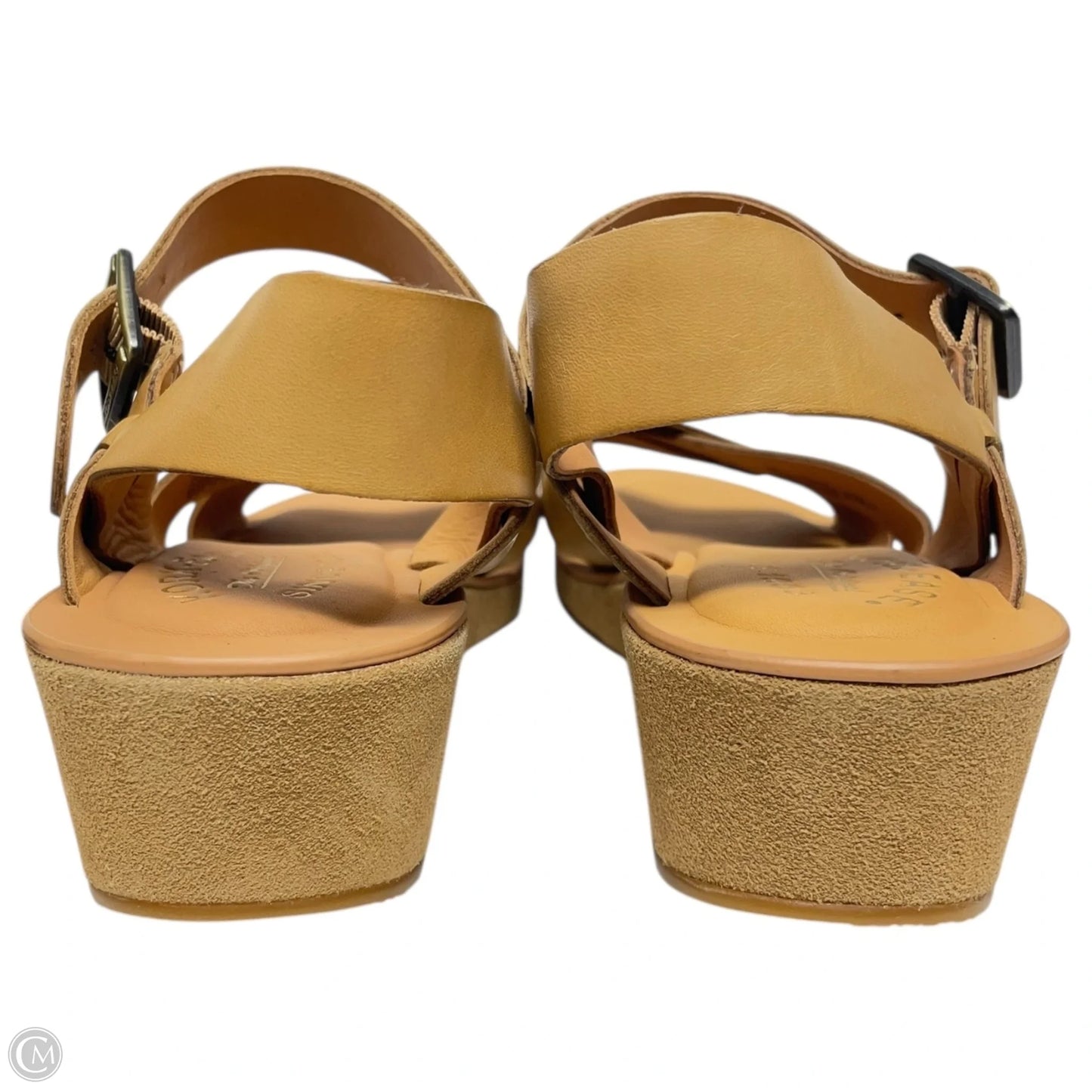Sandals Heels Platform By Kork Ease In Tan, Size: 9