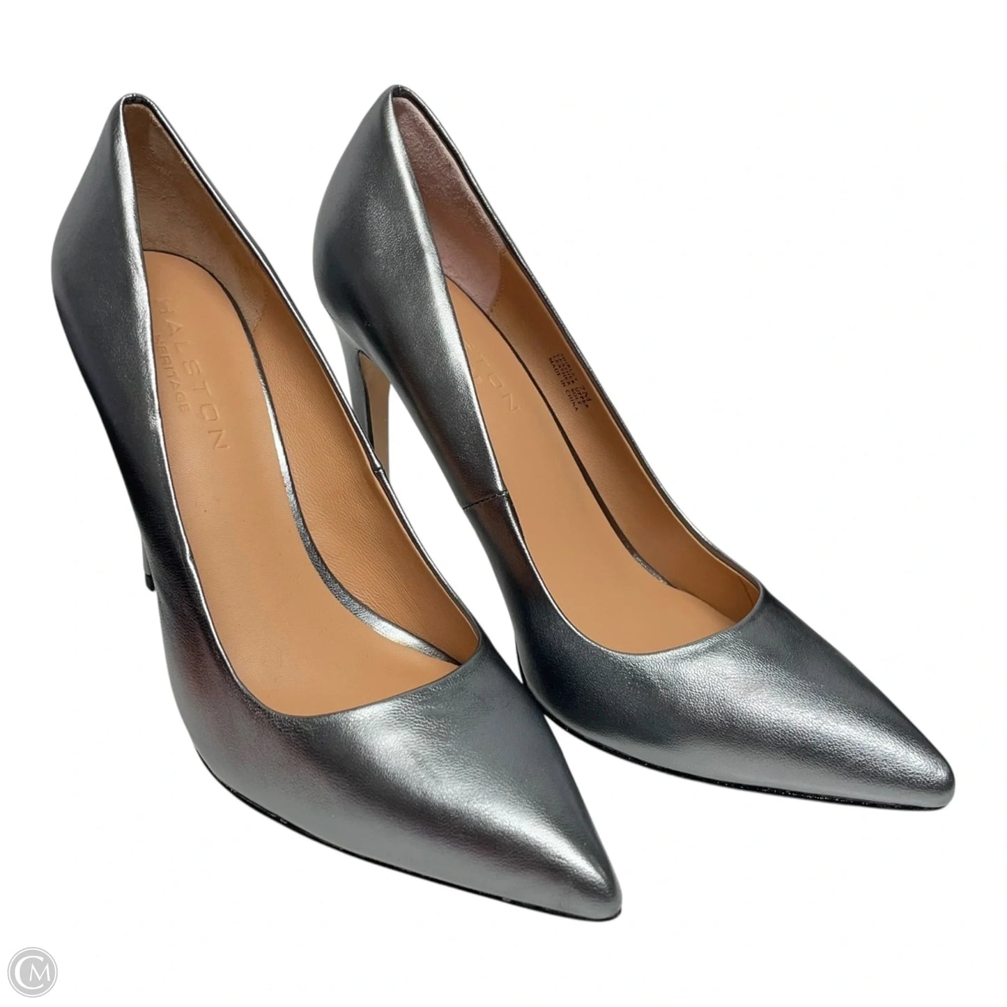 Shoes Heels Stiletto By Halston Heritage In Silver, Size: 7