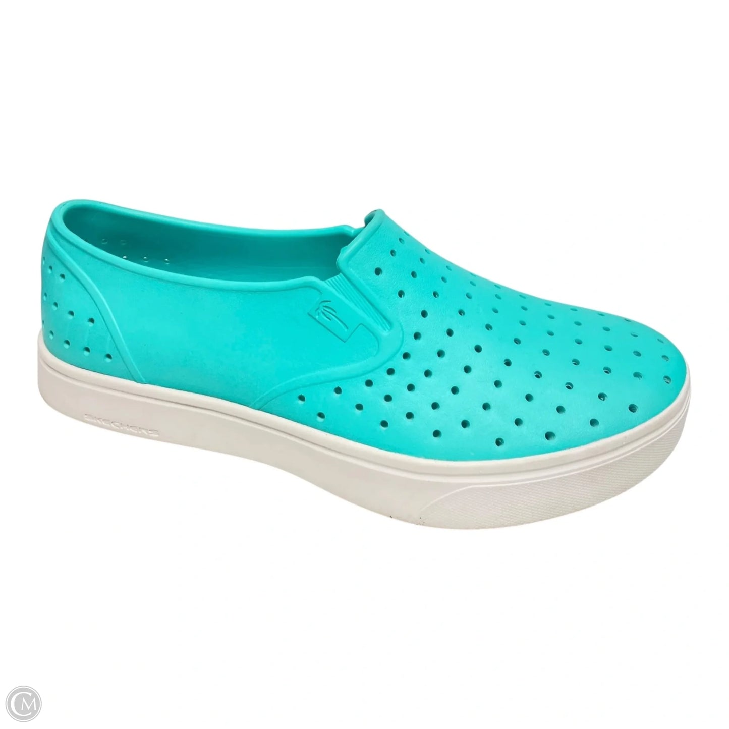 Shoes Flats By Skechers In Blue & White, Size: 8