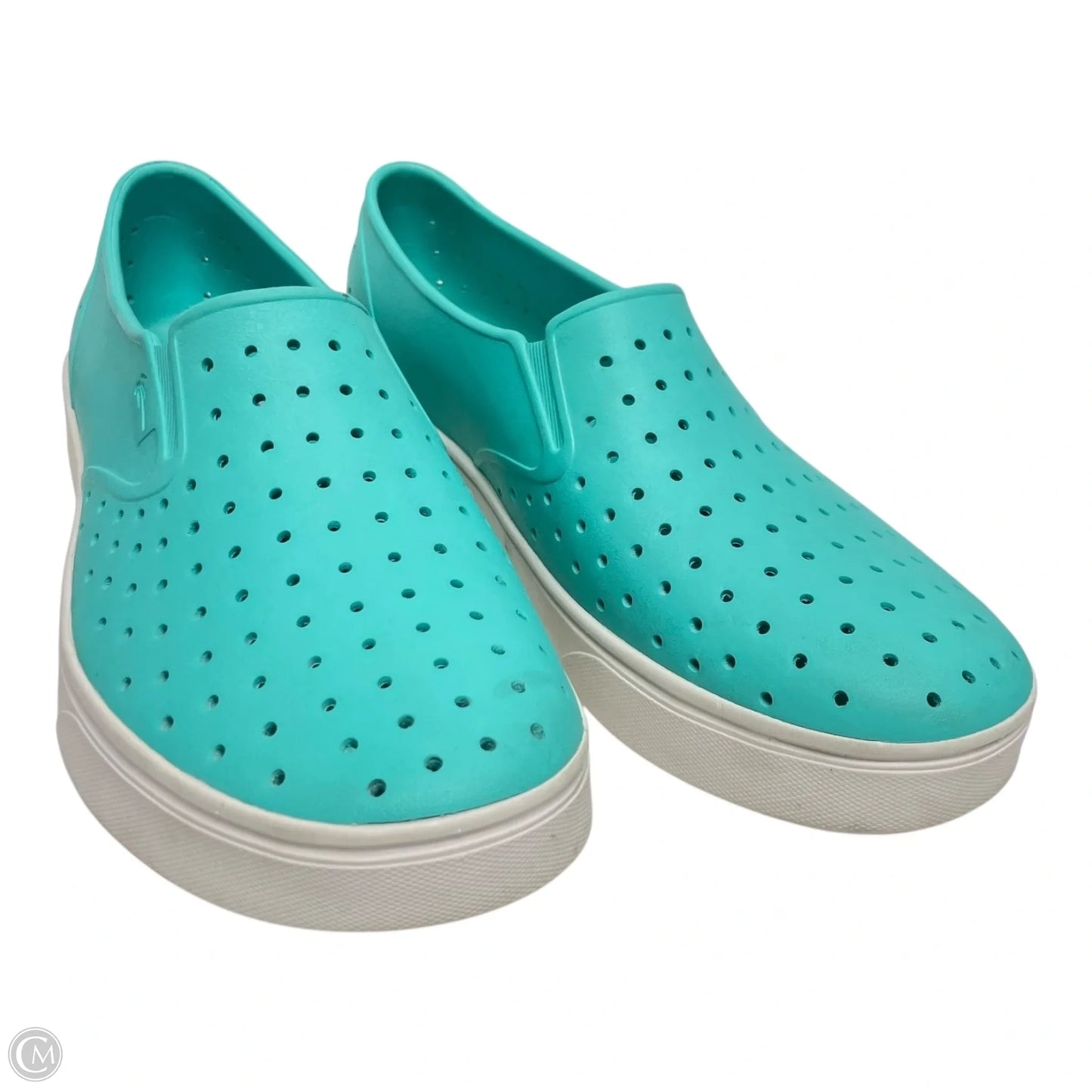 Shoes Flats By Skechers In Blue & White, Size: 8