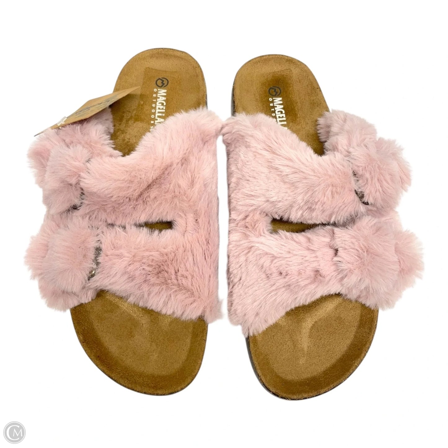 Sandals Flats By Magellan In Pink & Tan, Size: 9