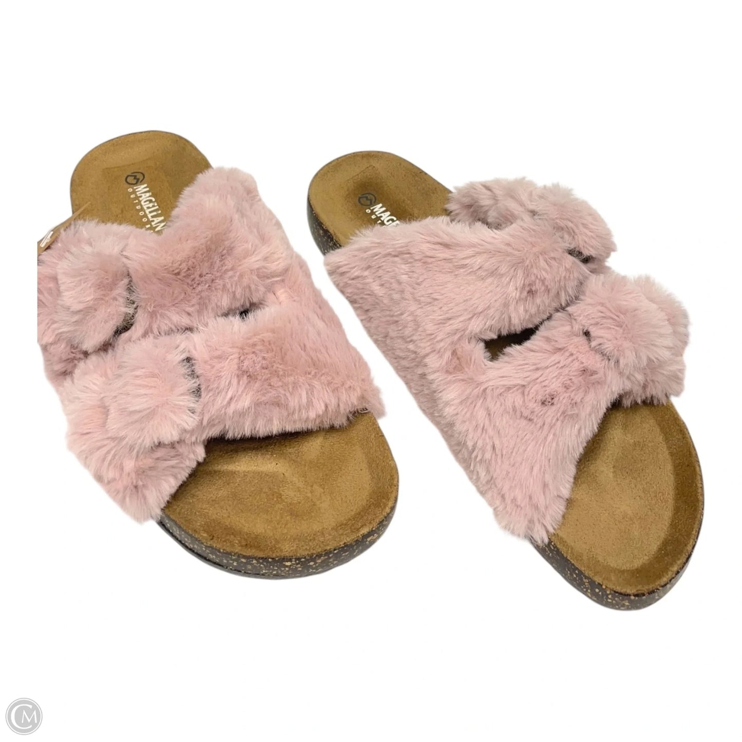 Sandals Flats By Magellan In Pink & Tan, Size: 9