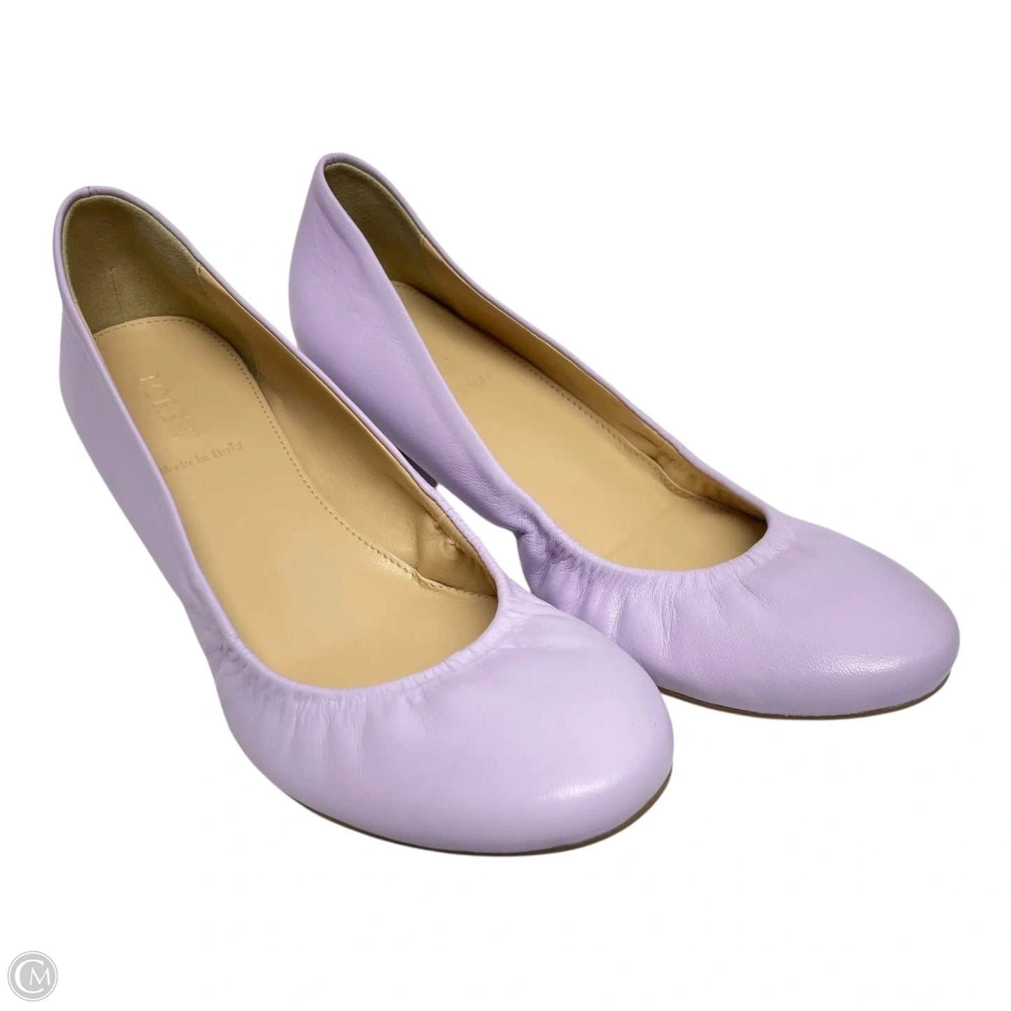 Shoes Flats By J. Crew In Purple & Tan, Size: 7