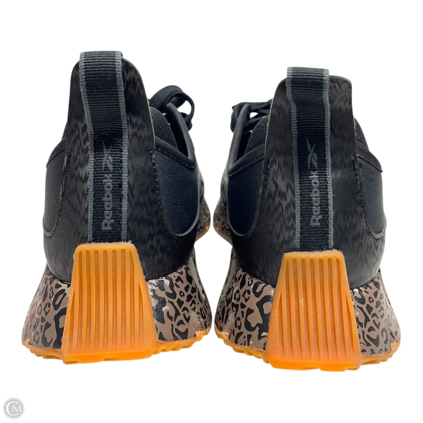 Shoes Athletic By Reebok In Black & Tan, Size: 9